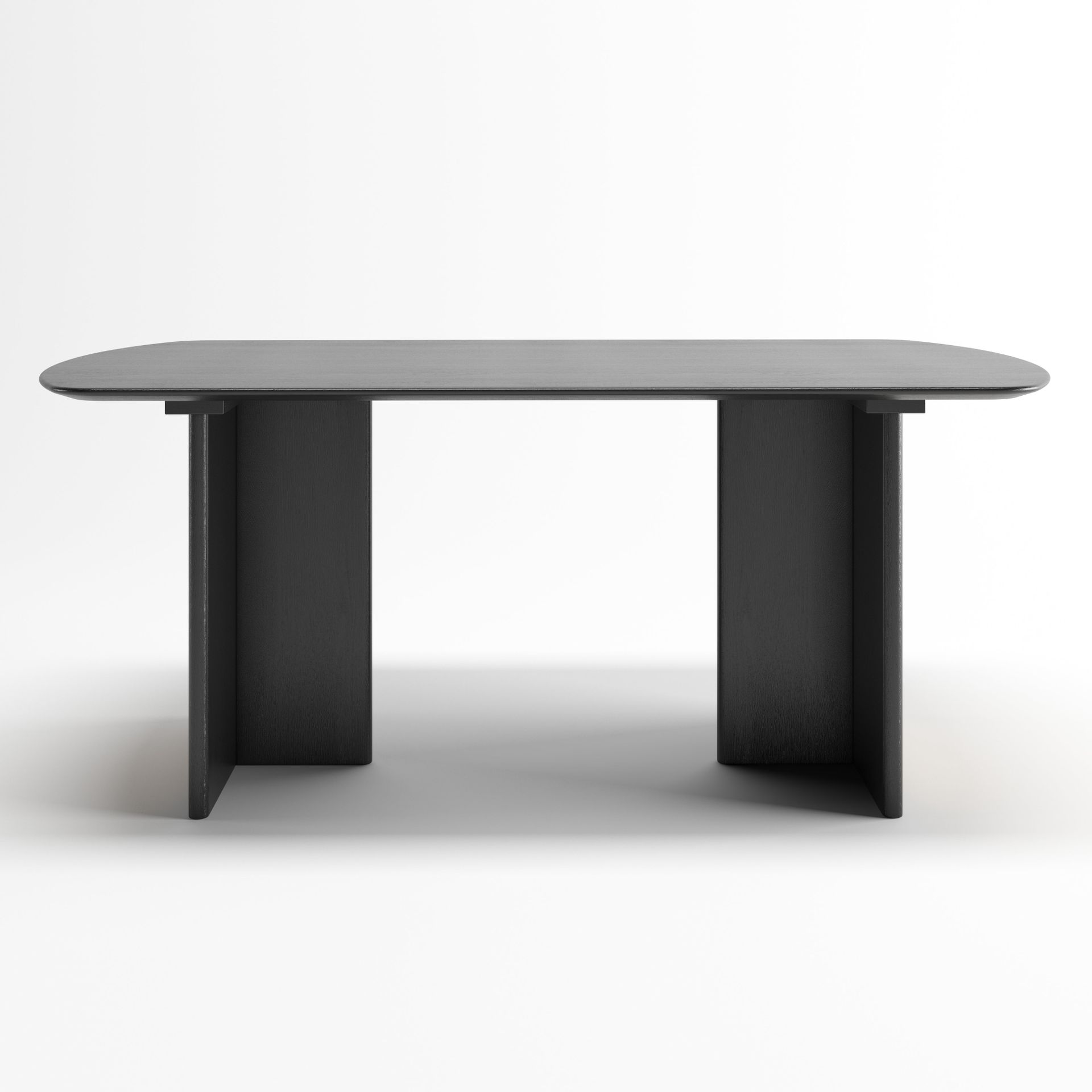 Azriel Dinning Table | 6 Seater Table, Rectangular, Charcoal