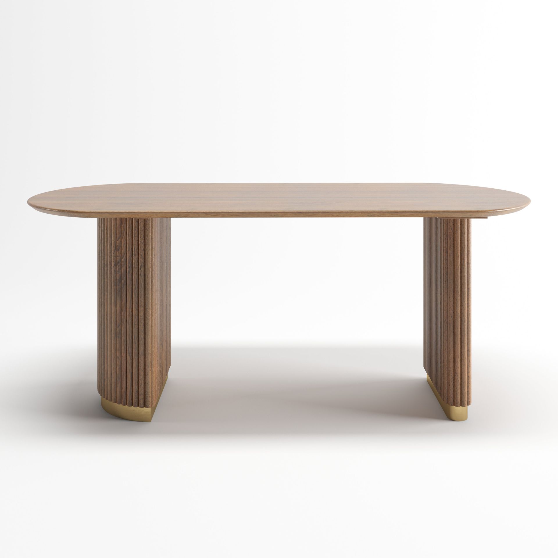 Cordelia Dinning Table | 6 Seater Table, Capsule, Walnut