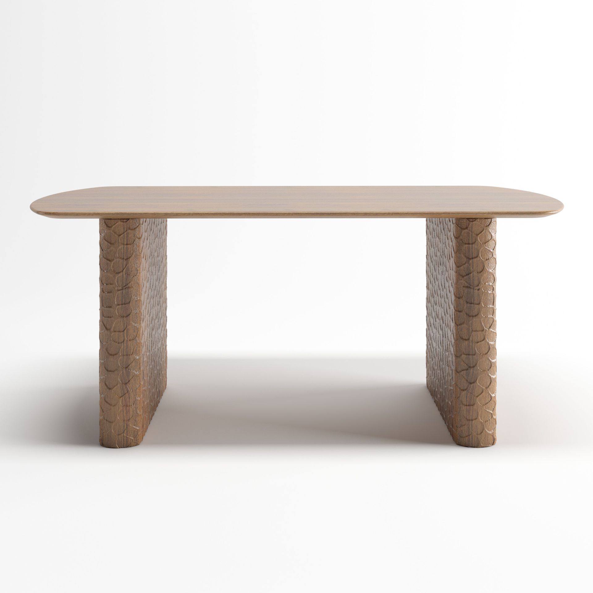 Elysia Dinning Table | 6 Seater Table, Rectangular, Walnut