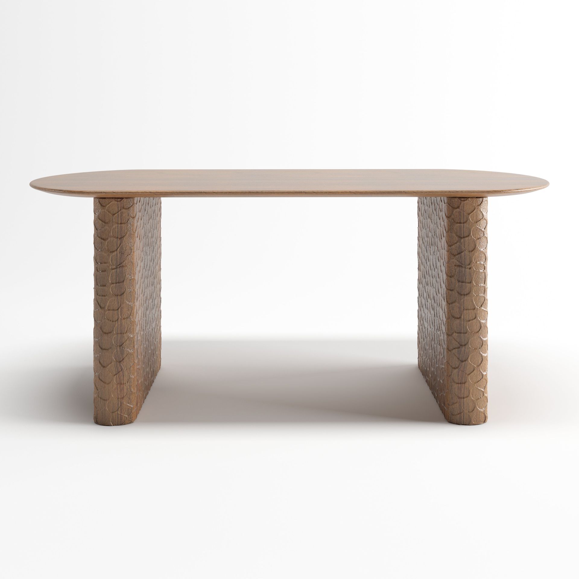 Elysia Dinning Table | 6 Seater Table, Capsule, Walnut