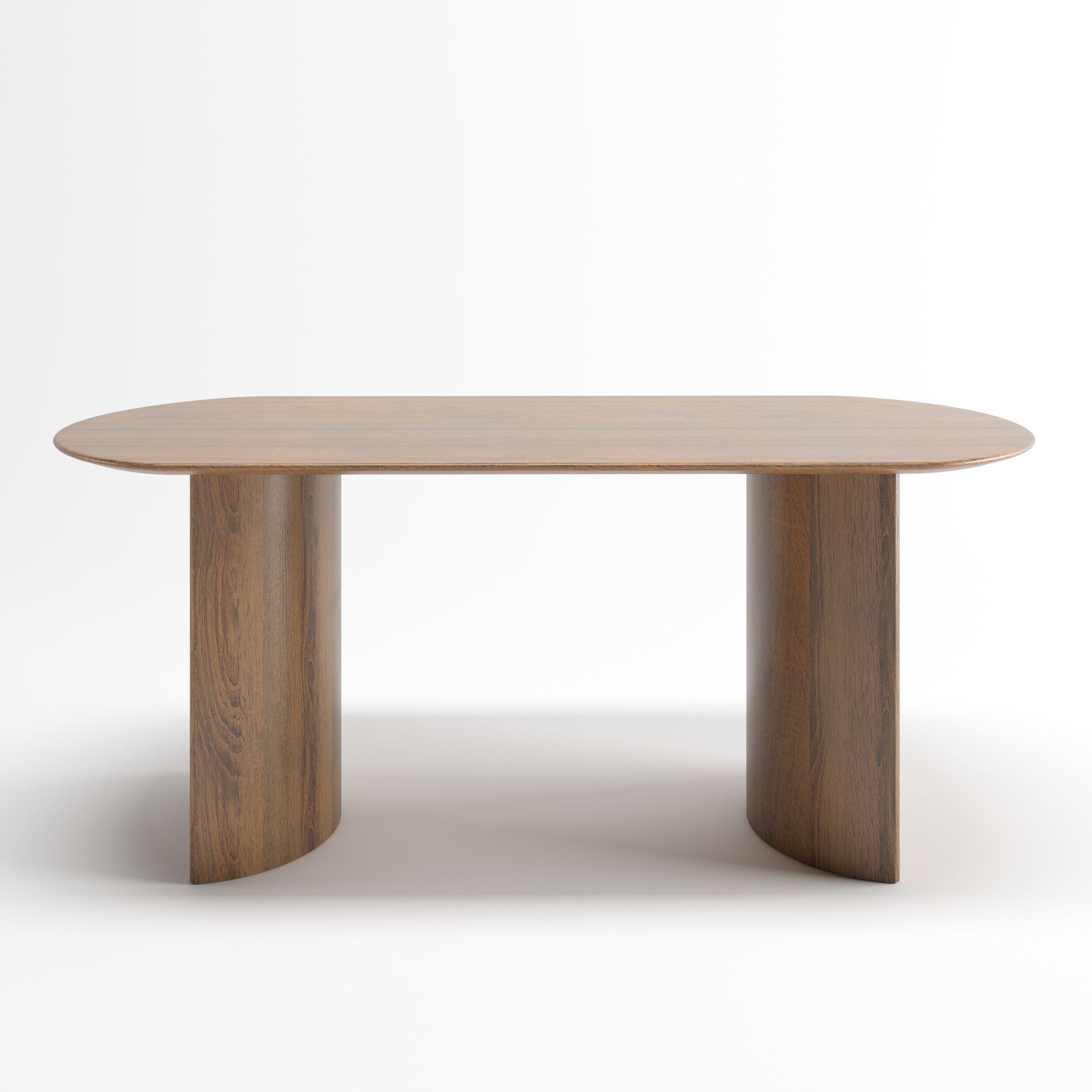 Meliora Dinning Table | 6 Seater Table, Capsule, Walnut