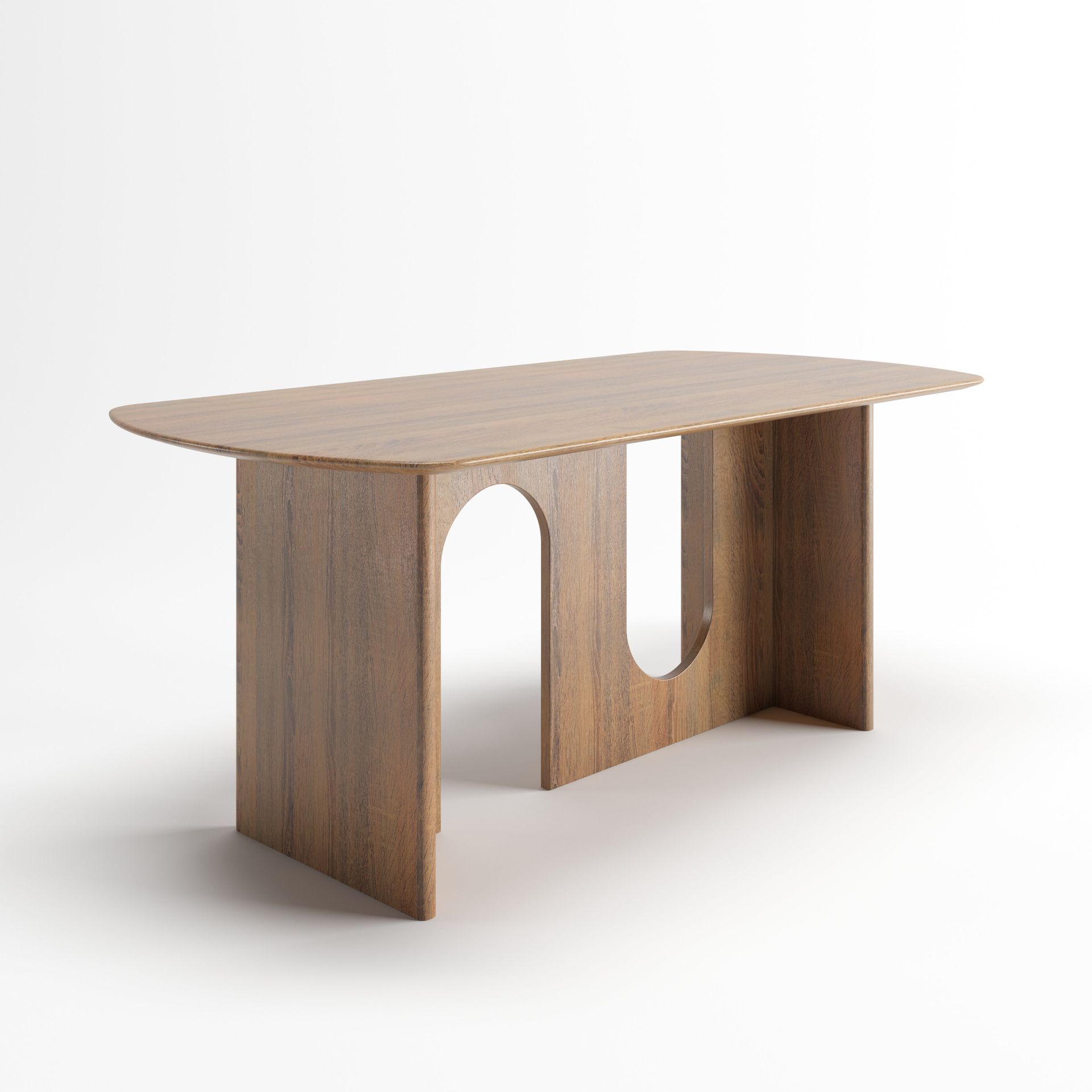 Odette Dinning Table | 6 Seater Table, Rectangular, Walnut