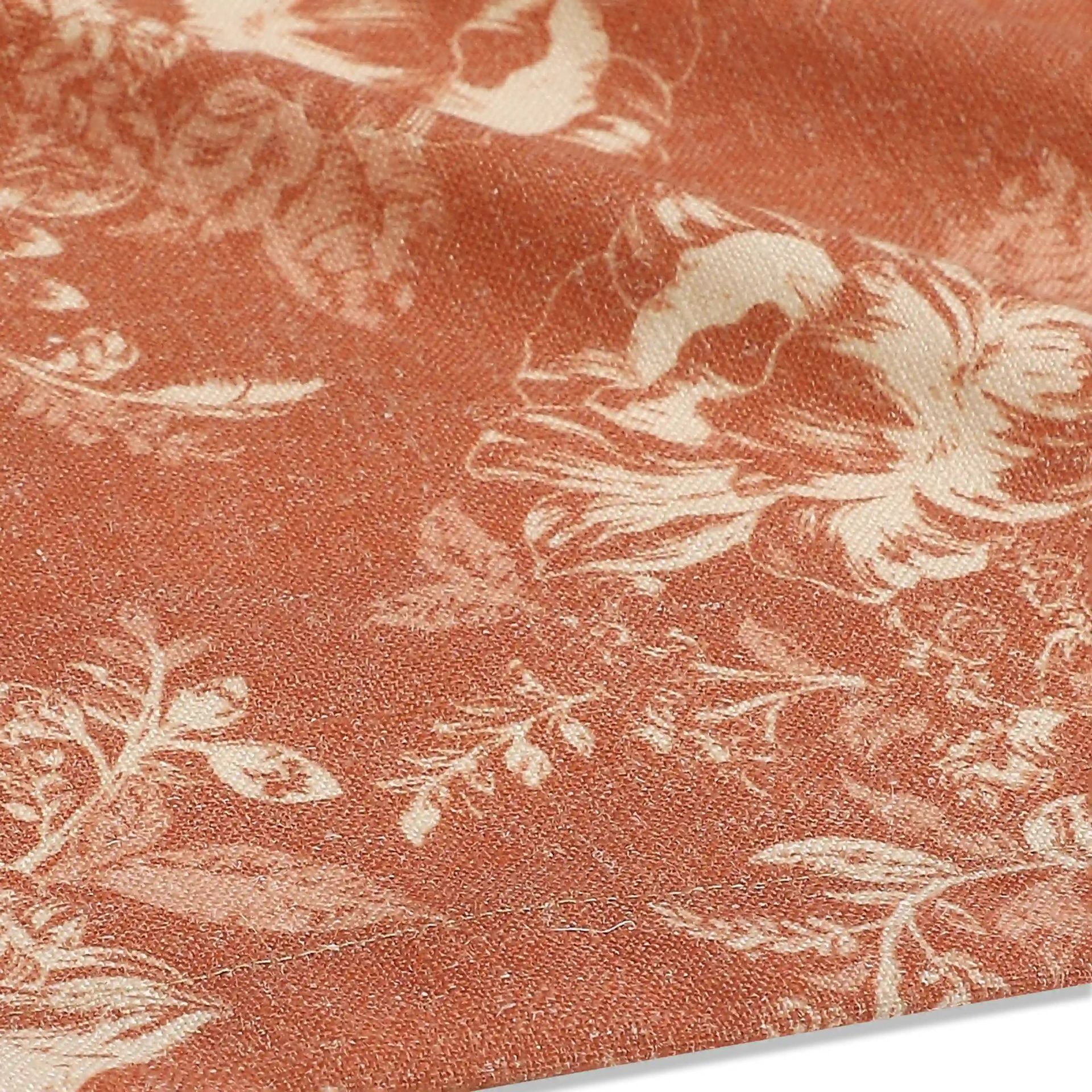 Floral Polyester blend Red Apron | Kaleida