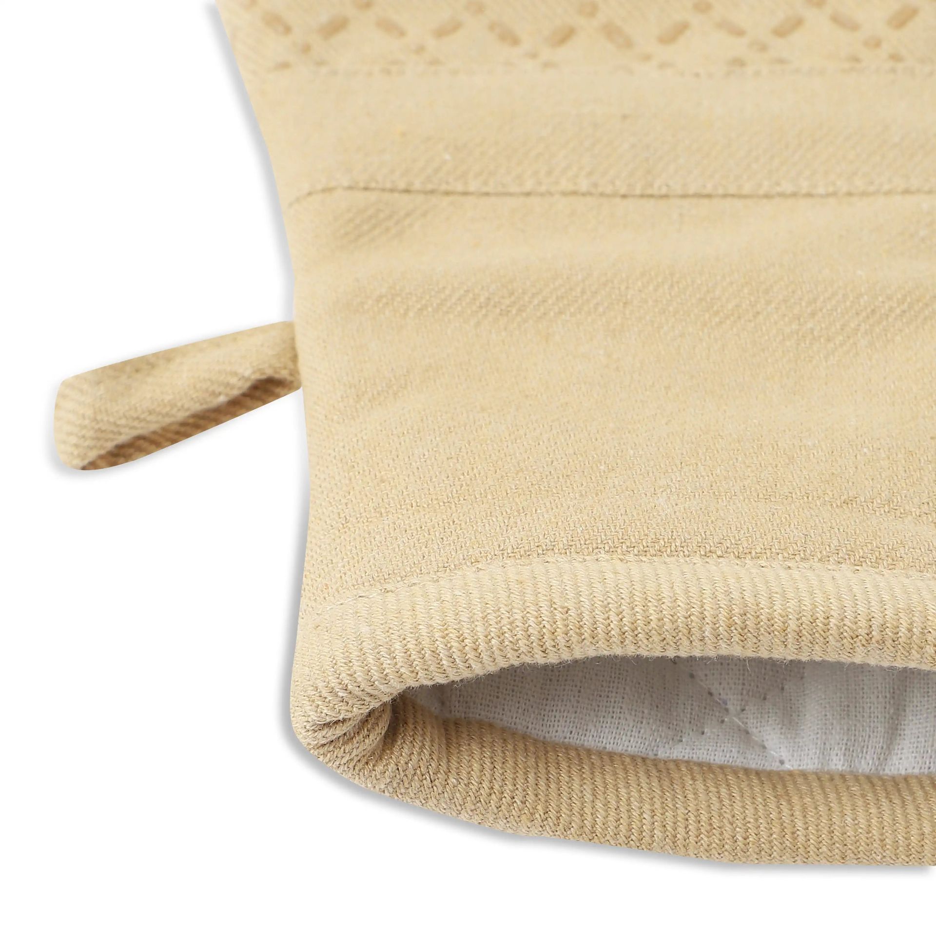 Solid Dyed Cotton Polyester blend Camel 16 Piece Kitchen Linen Set | Kaleida