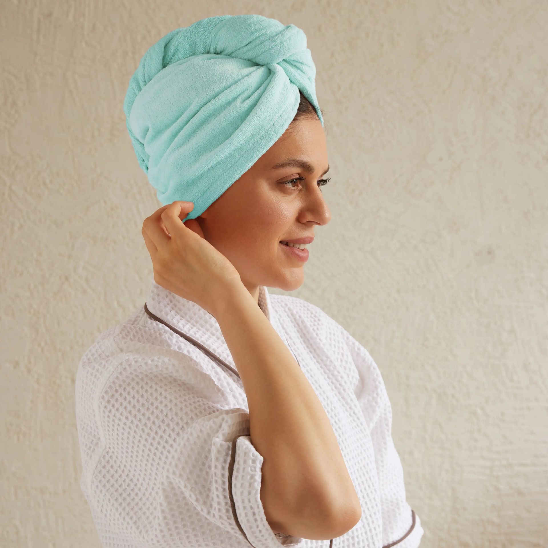 Solid Dyed 360 GSM 100% Cotton Rose Pink One Size Head Wrap | Paleto