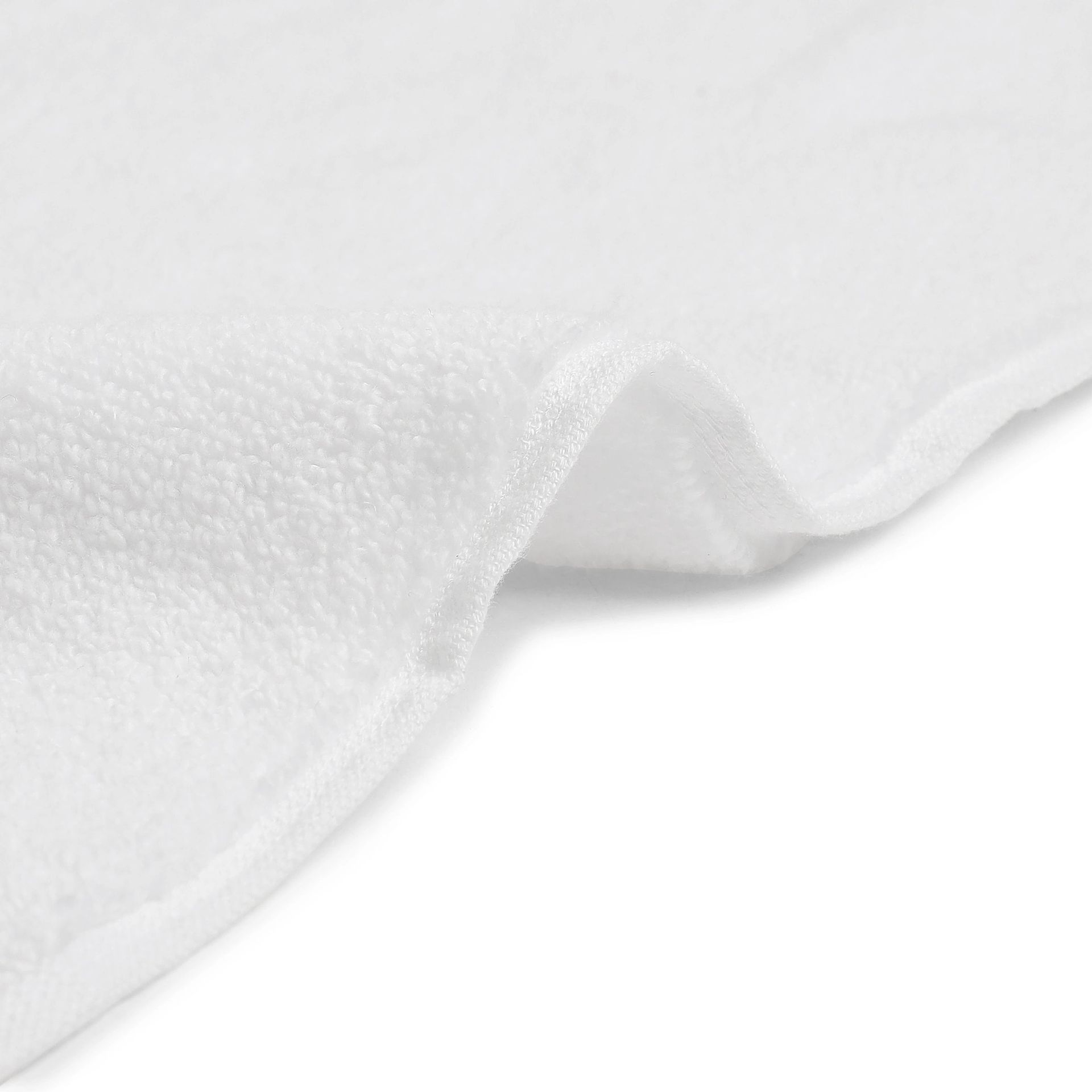 Solid Dyed 550 GSM 100% Cotton Optical White Hand Towel | Pelushe