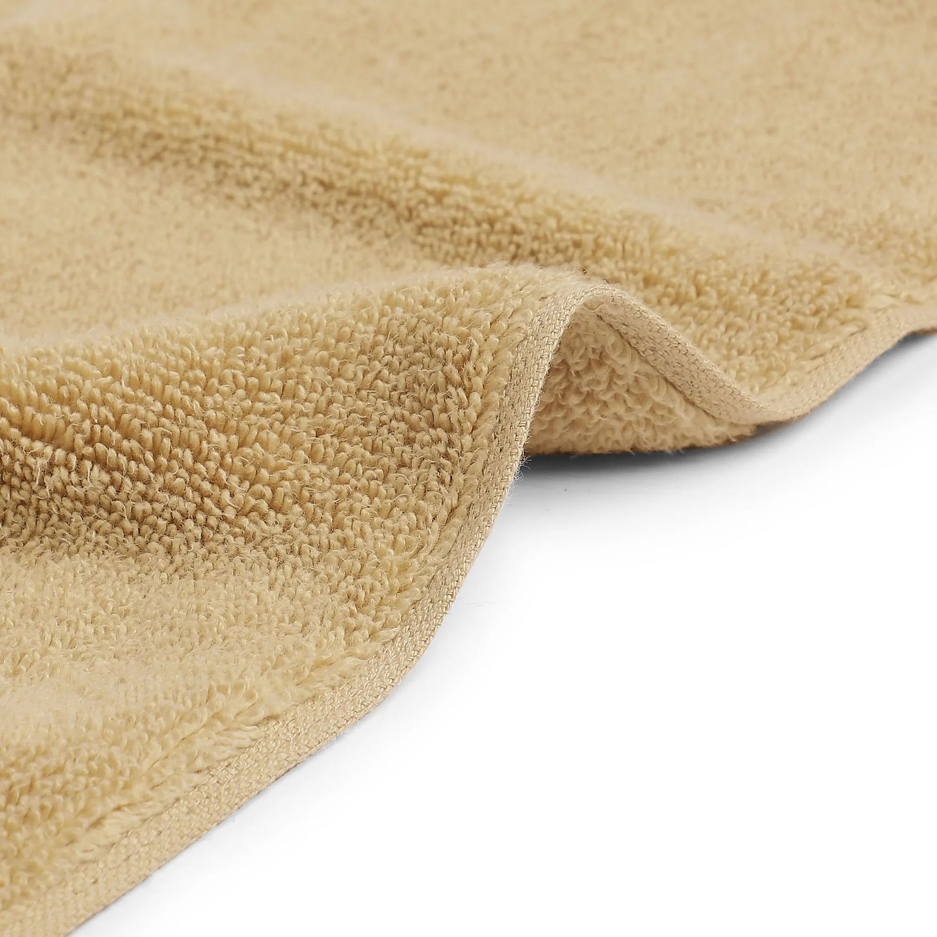 Solid Dyed 550 GSM 100% Cotton Beige Hand Towel | Pelushe