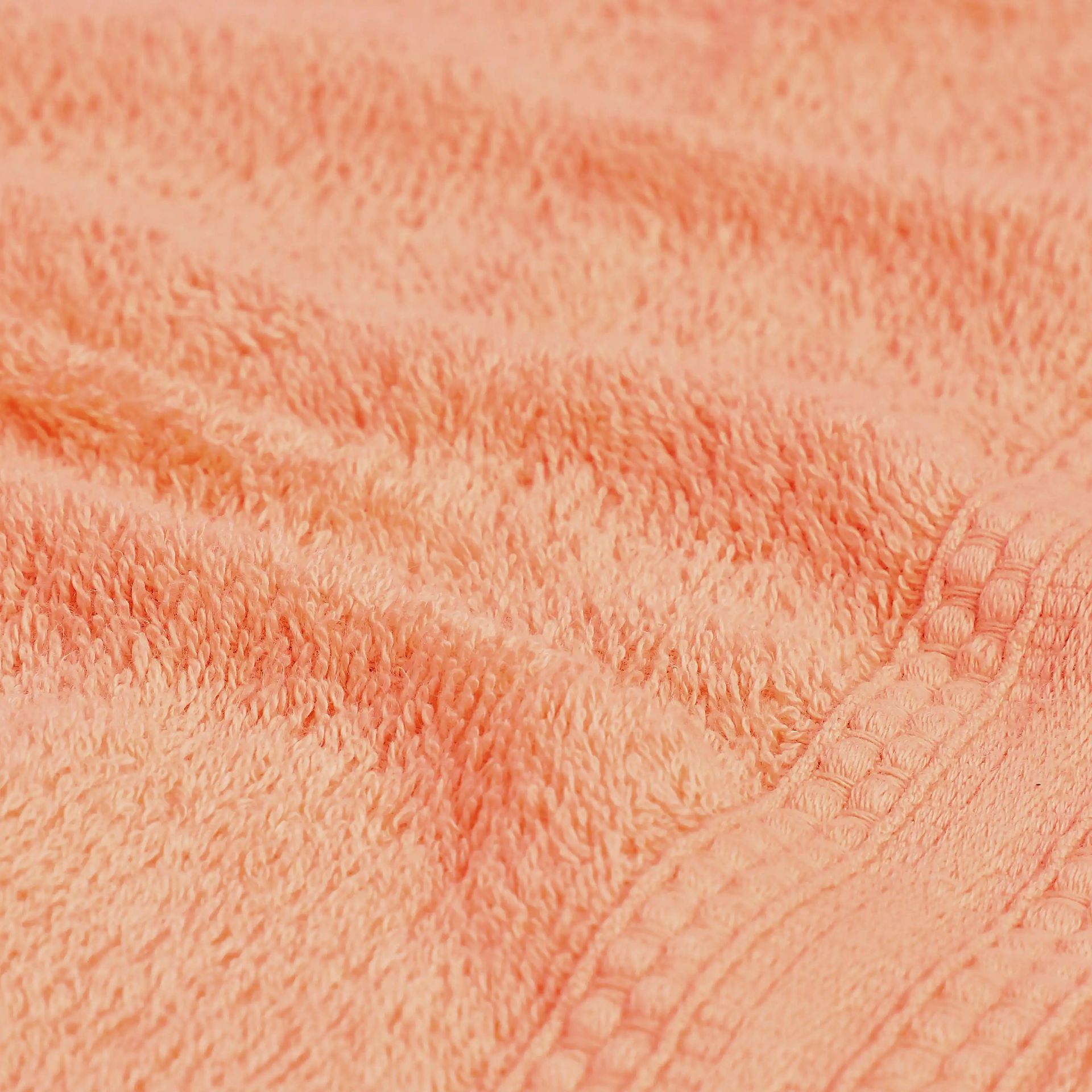 Solid Dyed 475 GSM 100% Cotton Peach Fuzz Face Towel | Paleto