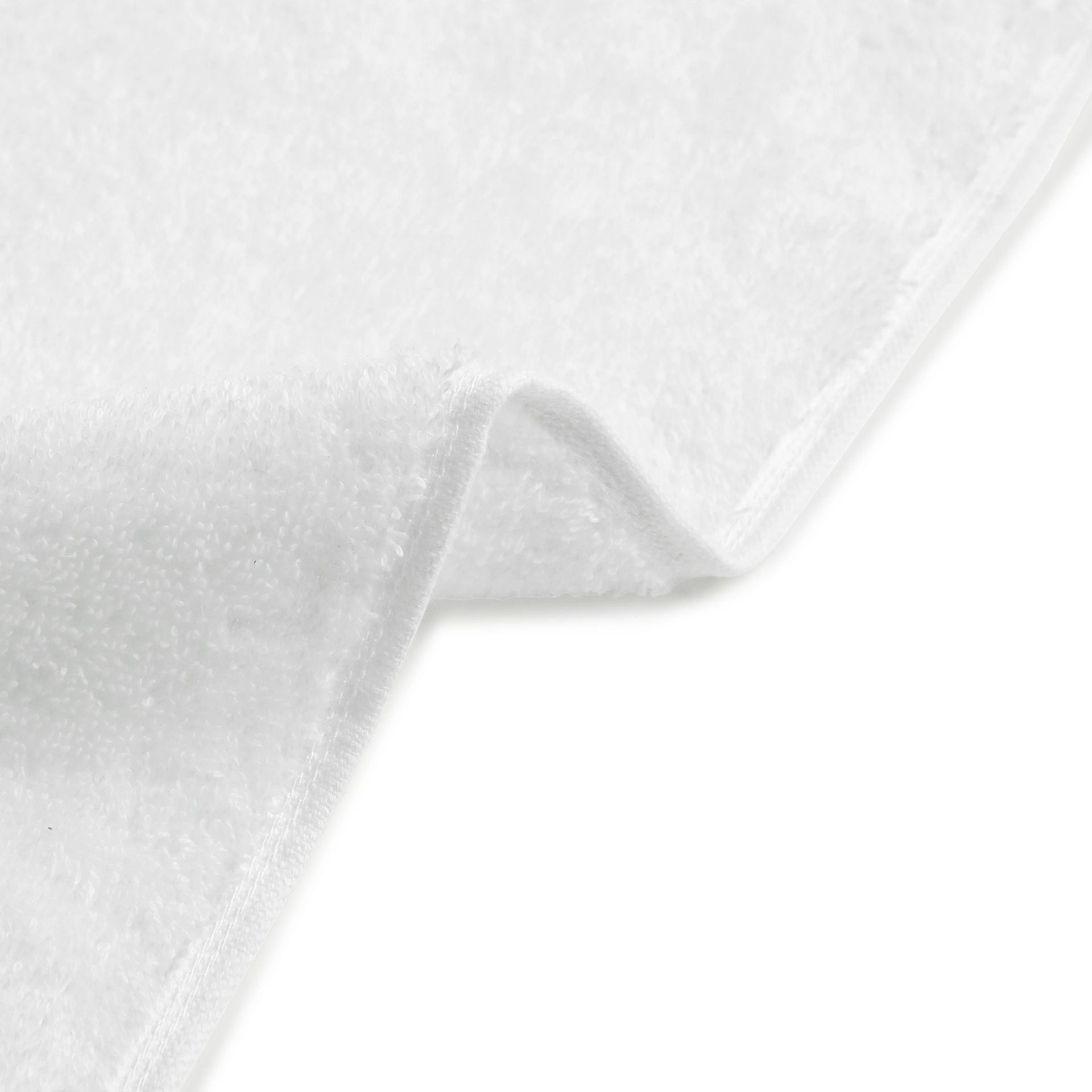 Solid Dyed 475 GSM 100% Cotton Optical White Hand Towel | Paleto