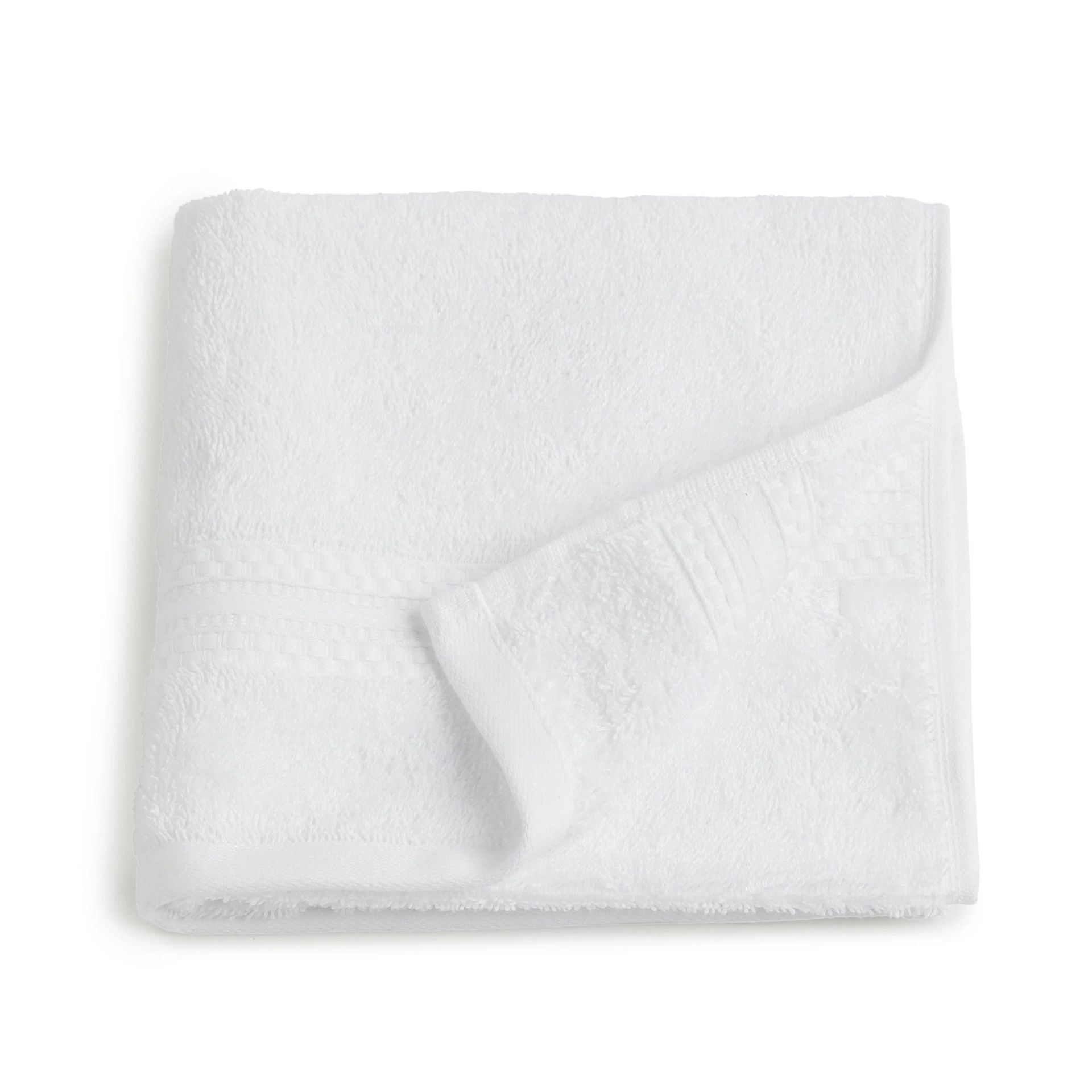 Solid Dyed 475 GSM 100% Cotton Optical White Hand Towel | Paleto
