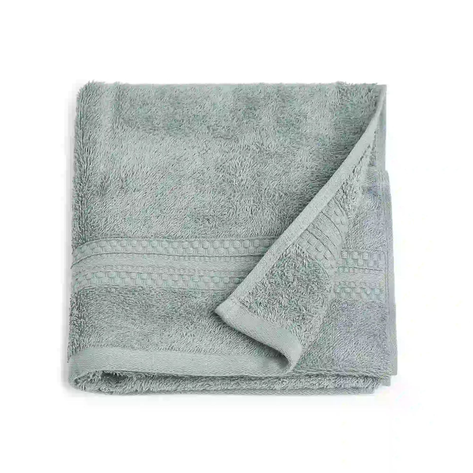 Solid Dyed 475 GSM 100% Cotton Graphite Hand Towel | Paleto