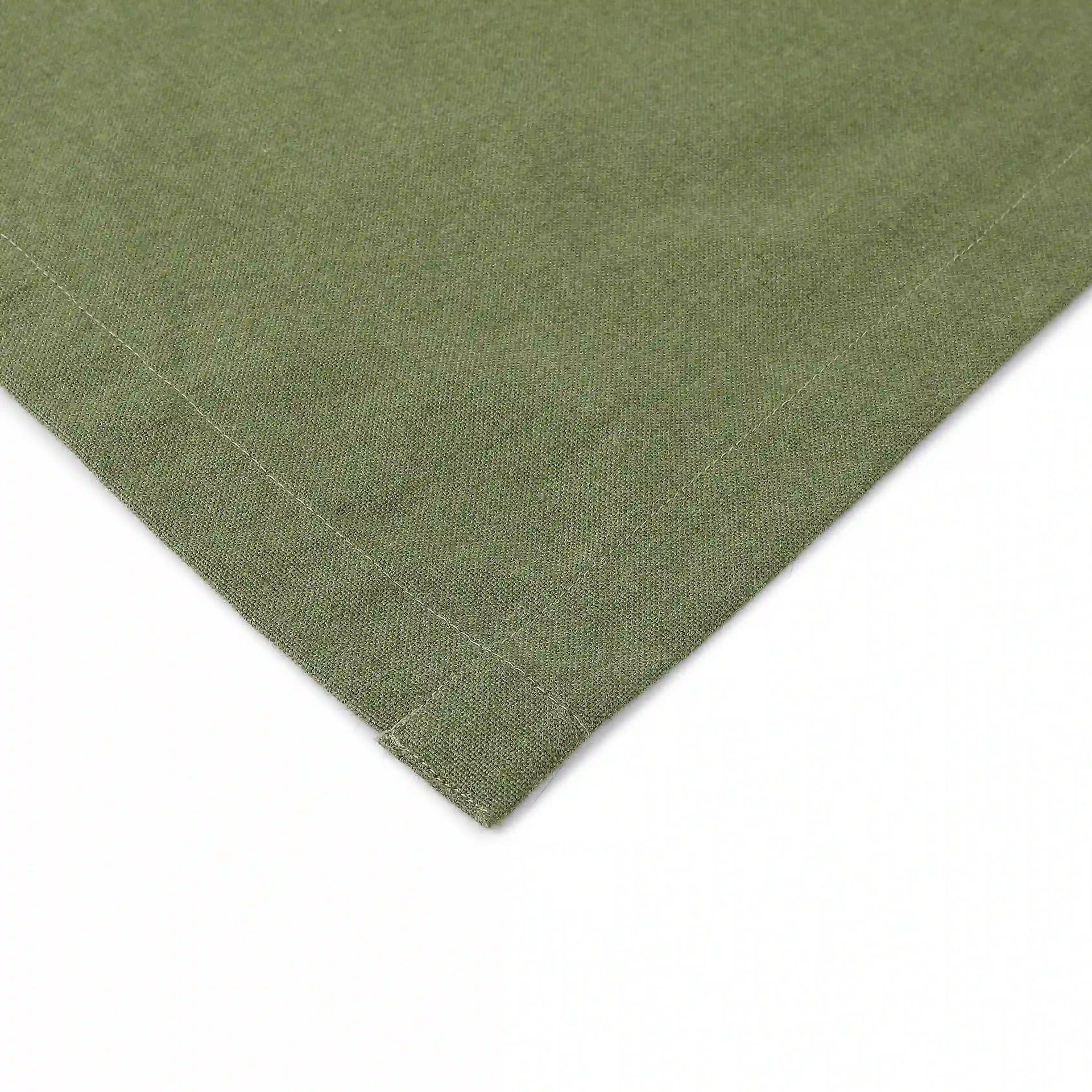 Solid Dyed 215 GSM 100% Cotton Green Set of 4 Table Napkin | Kaleida