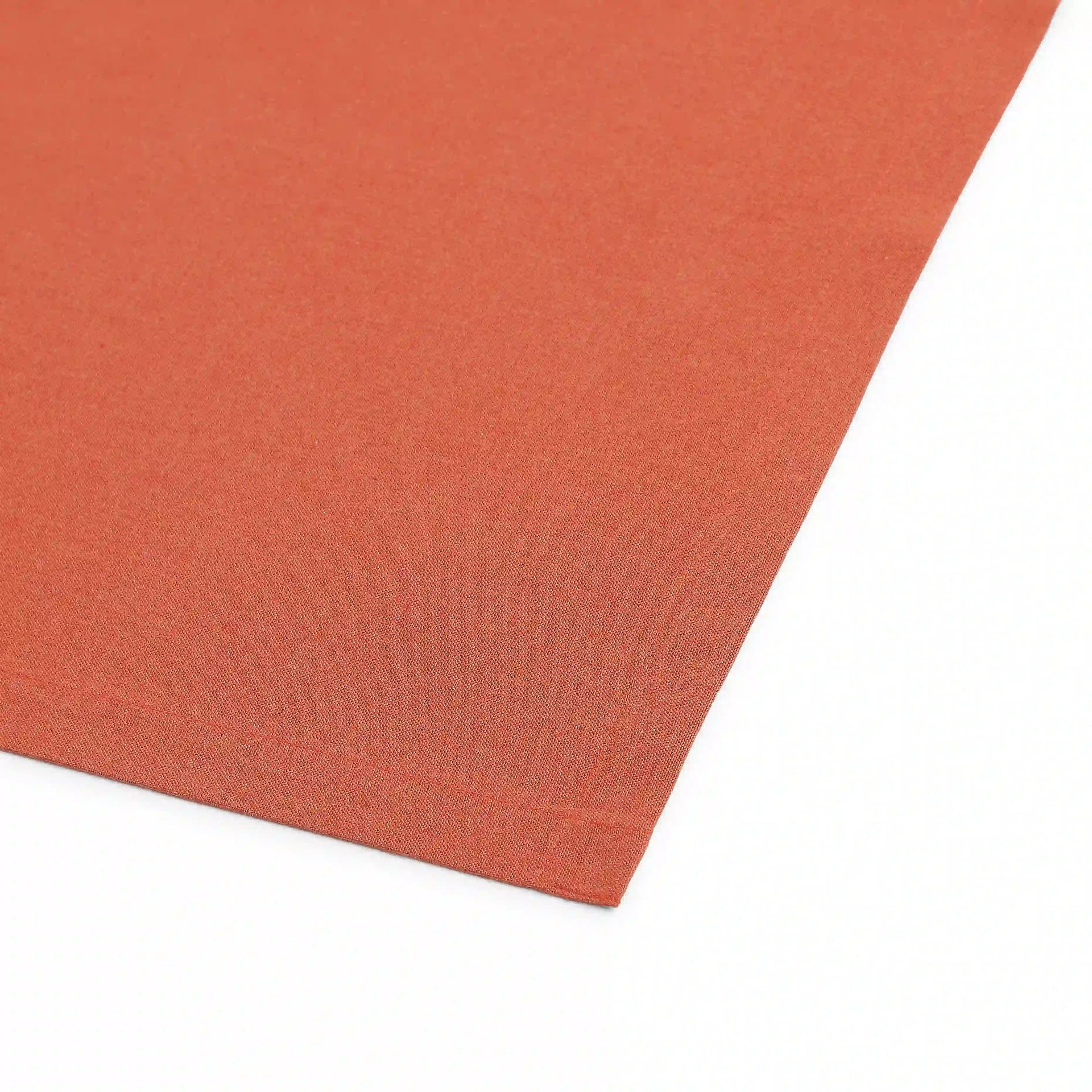Solid Dyed 215 GSM 100% Cotton Red Set of 6 Table Napkin | Kaleida