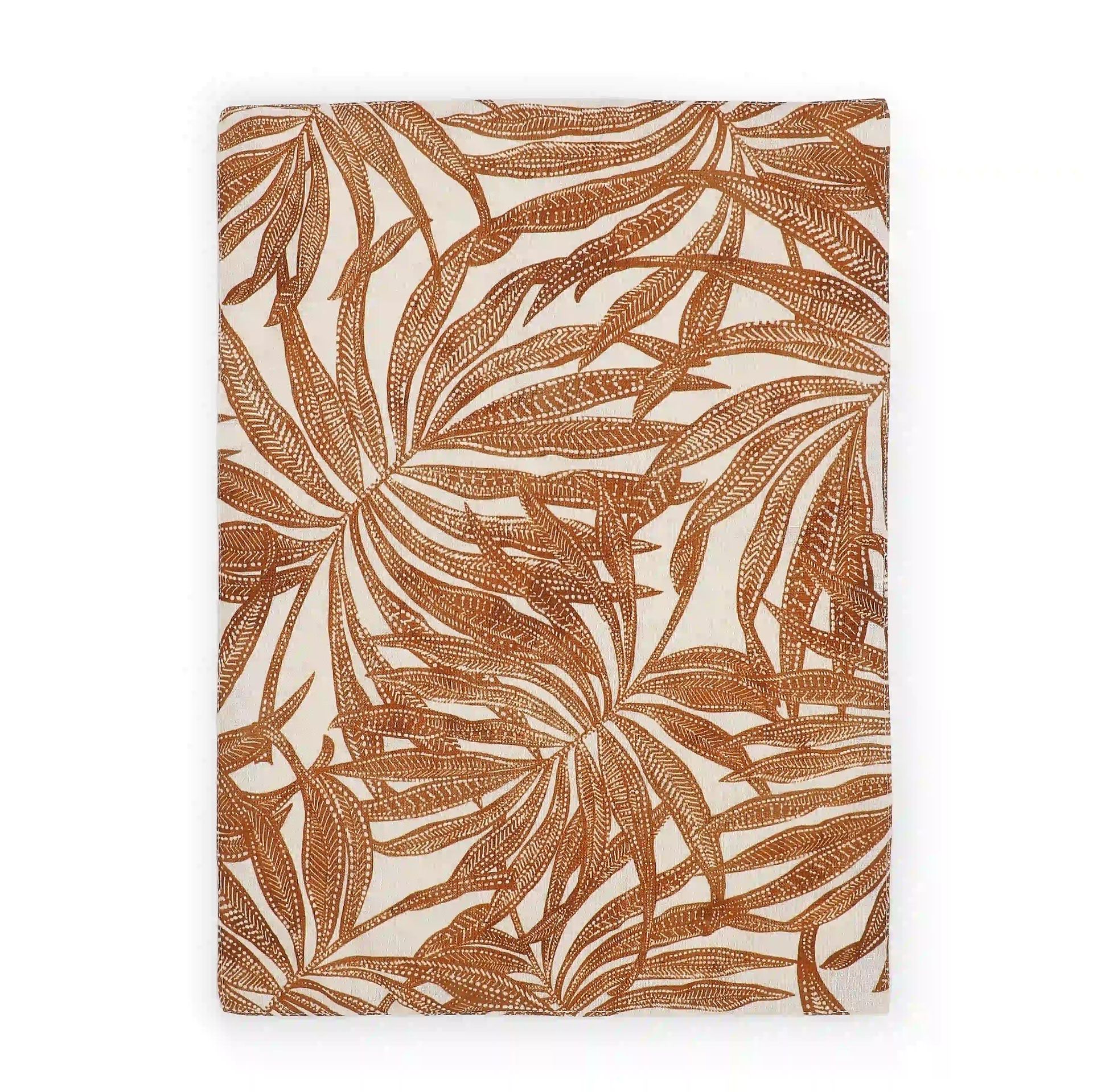 Tropical 319 GSM 100% Polyester Rust Set of 6 Table Mat | Nonna's Home