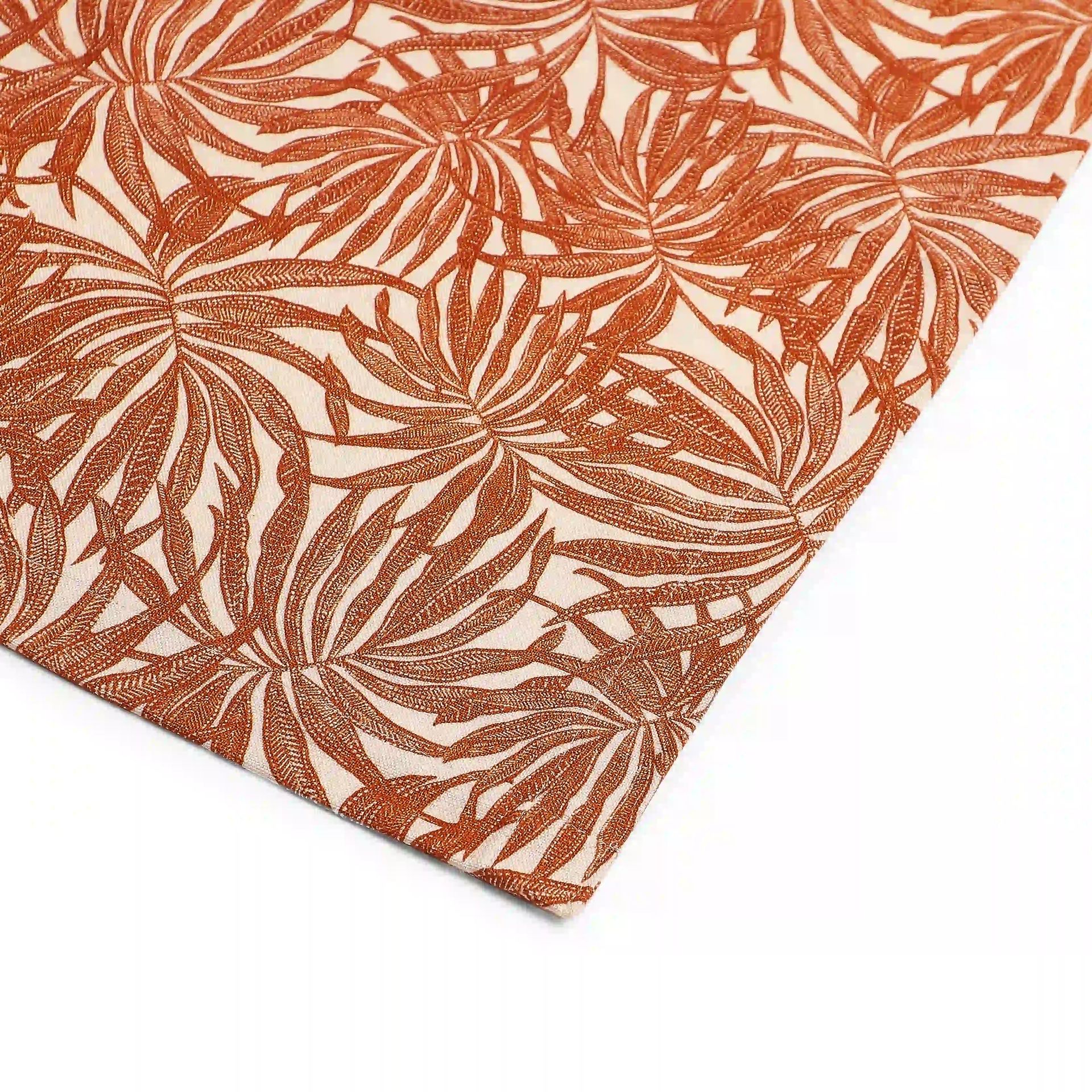 Tropical 280 GSM 100% Cotton Rust Set of 6 Table Napkin | Nonna's Home