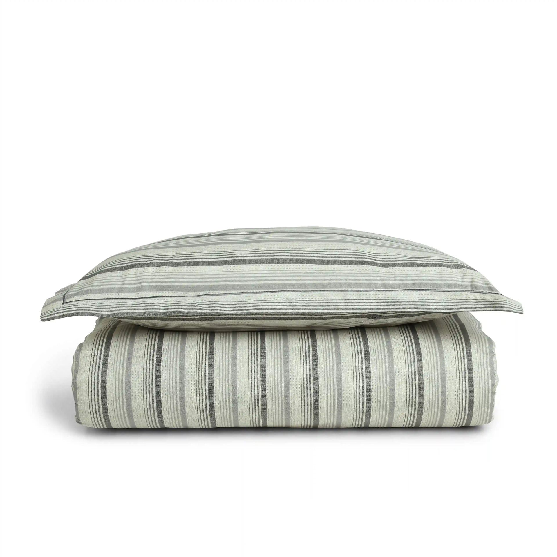 Geometric 200 TC Cotton Black & White Single Bedsheet Set | Threadscapes