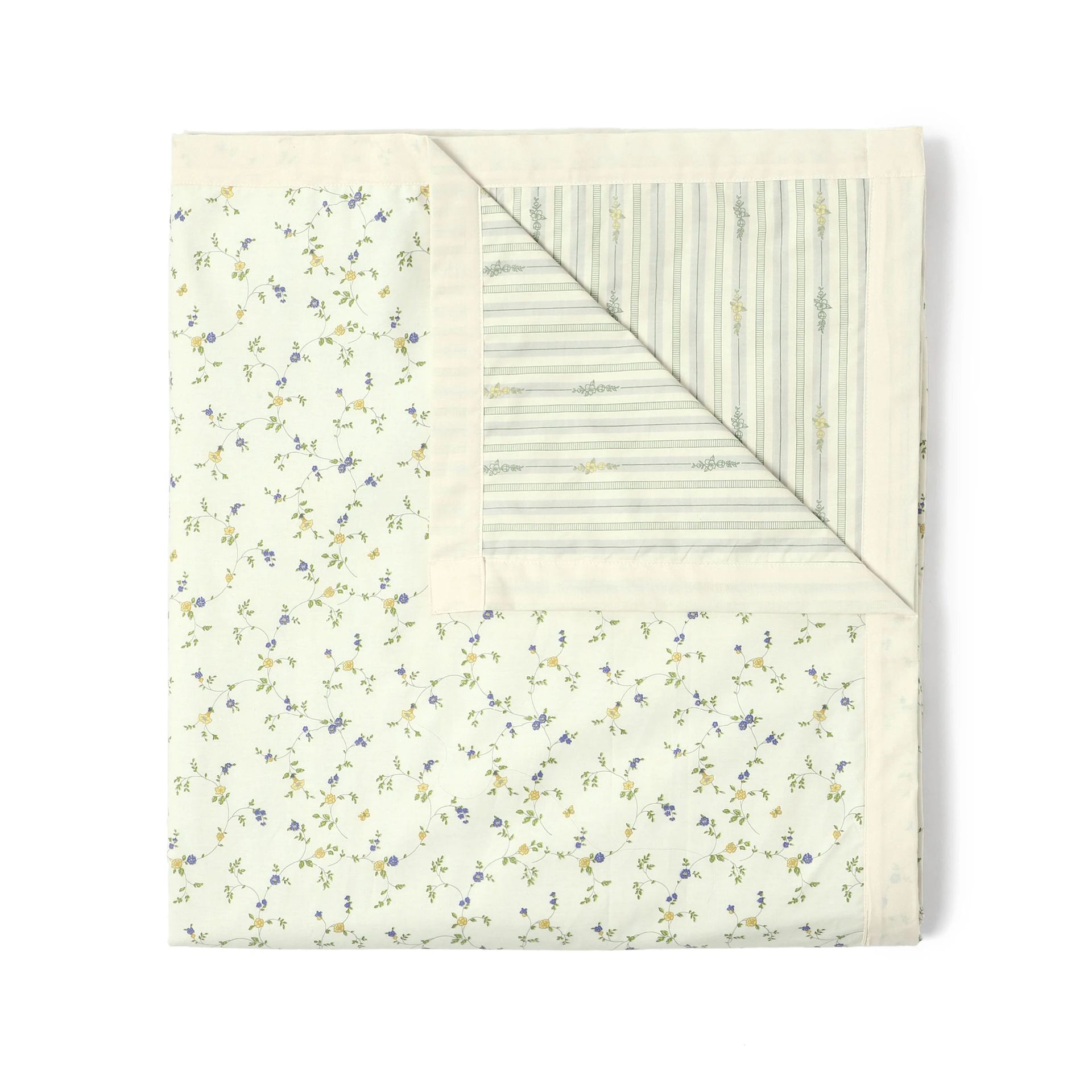Floral 200 GSM 100% Cotton Cream Bloom Double Dohar | Bloomshire Luxe
