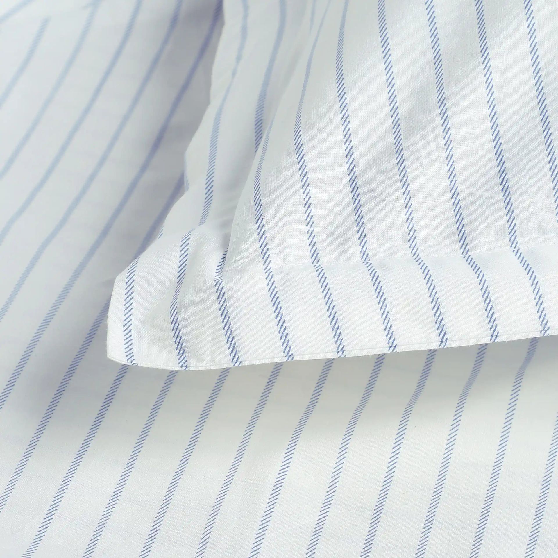 Geometric 144 TC 100% Cotton Blue Queen Fitted Sheet Set | Bloomshire Classic