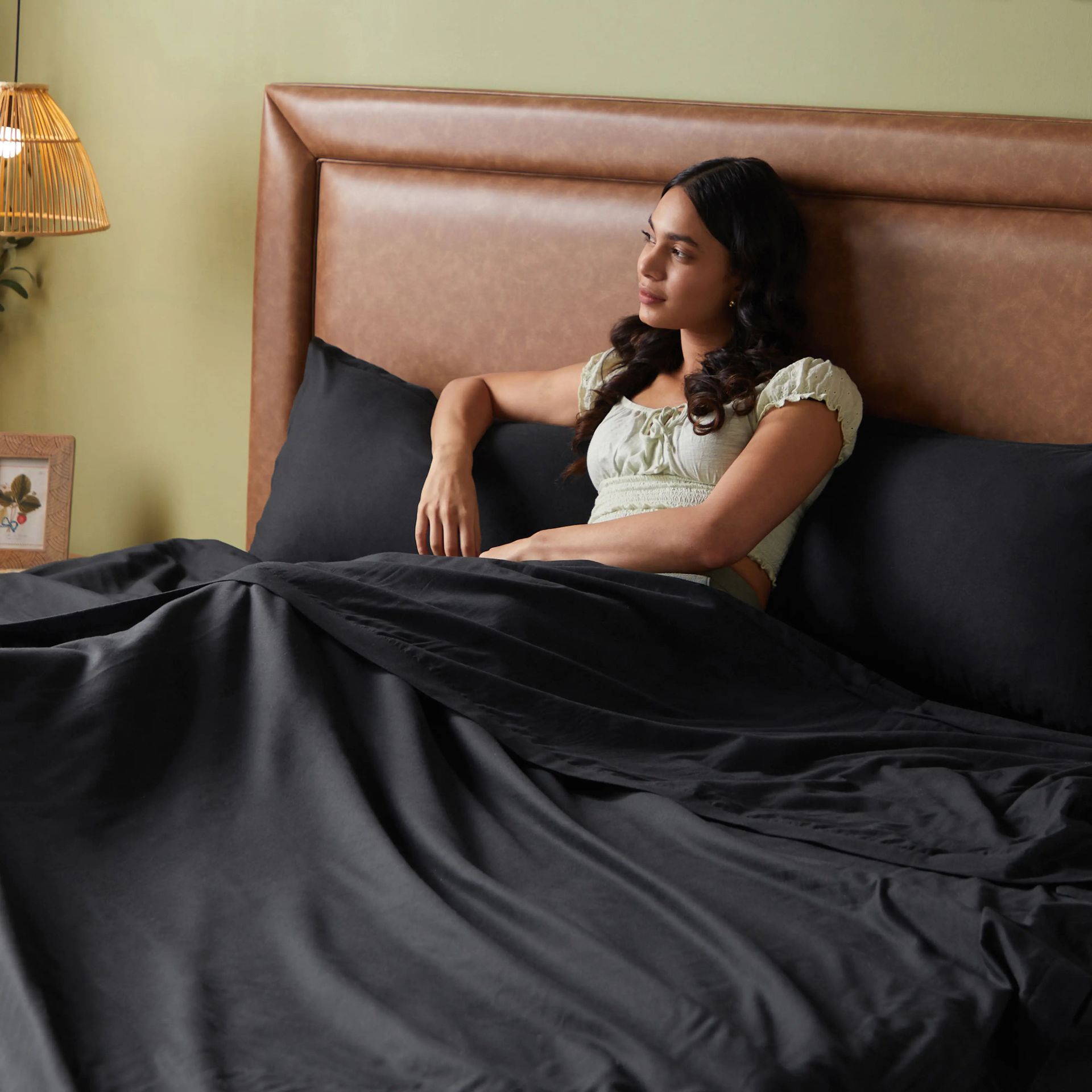 Solid Dyed 144 GSM 100% Cotton Black Double Dohar | Paleto