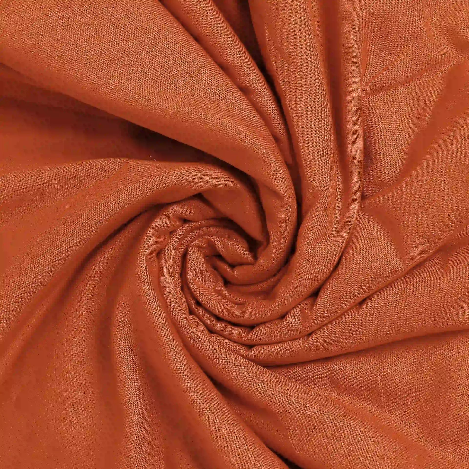 Solid Dyed 144 GSM 100% Cotton Rust Double Dohar | Paleto