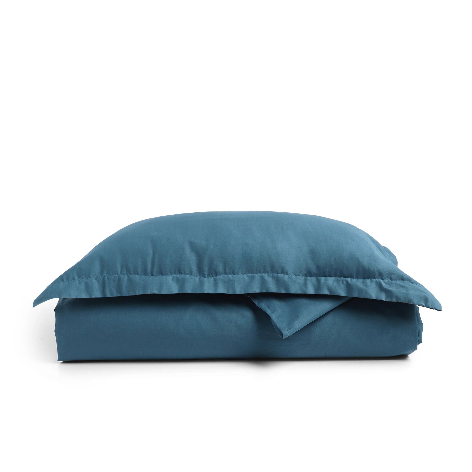 Solid Dyed 144 TC 100% Cotton Mineral Single Bedsheet Set | Paleto