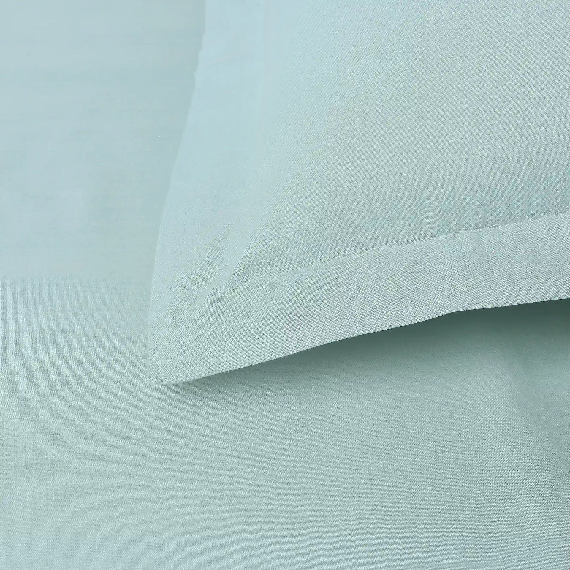 Solid Dyed 144 TC 100% Cotton Blue Sky Single Bedsheet Set | Paleto