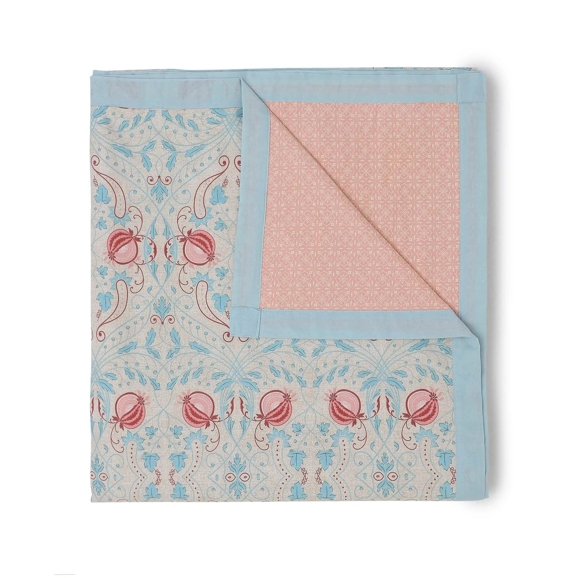Indian Heritage 144 TC 100% Cotton Light Blue Double Dohar | Chippa Lane