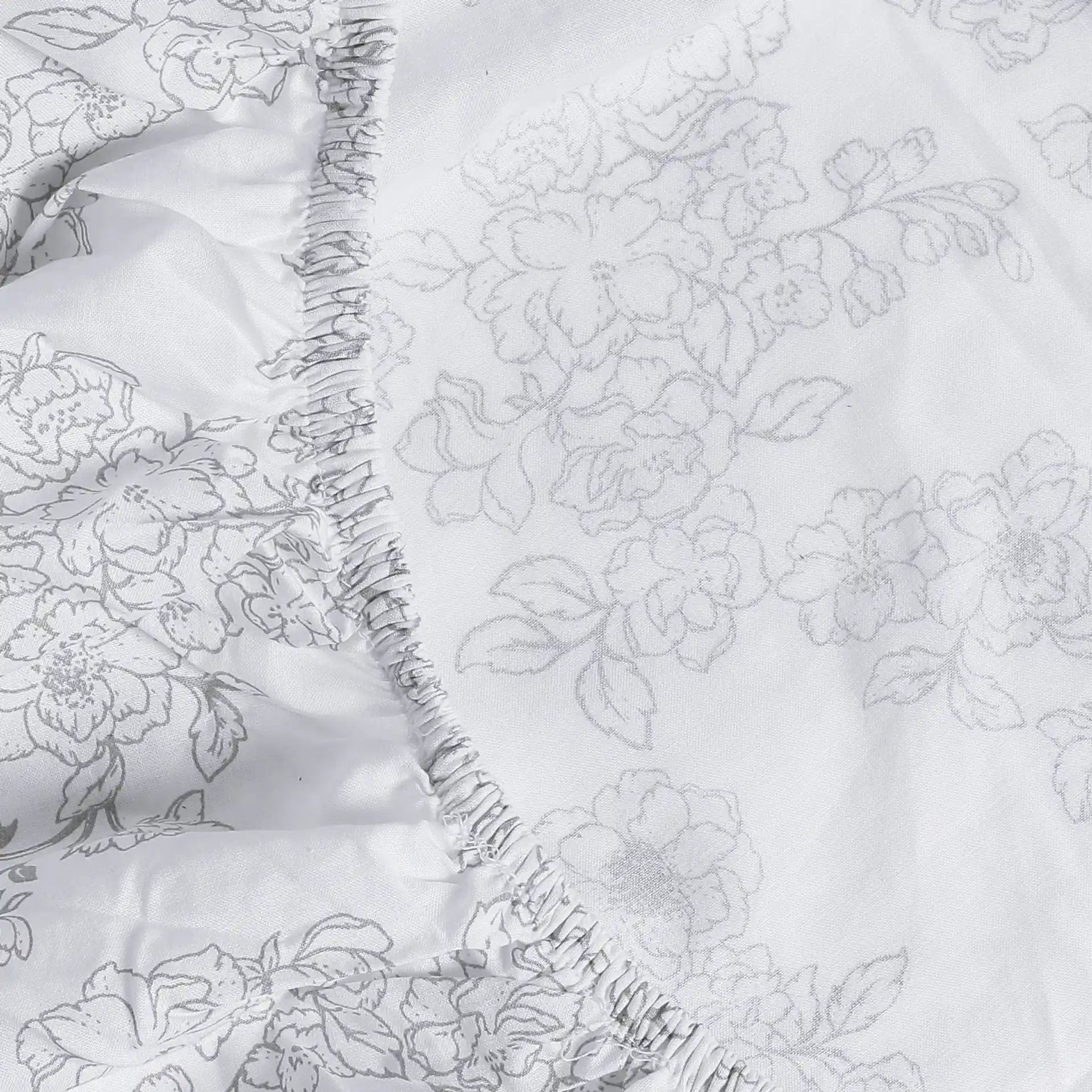 Ethnic 144 TC 100% Cotton Salmon Queen Fitted Sheet Set | Bloomshire Classic