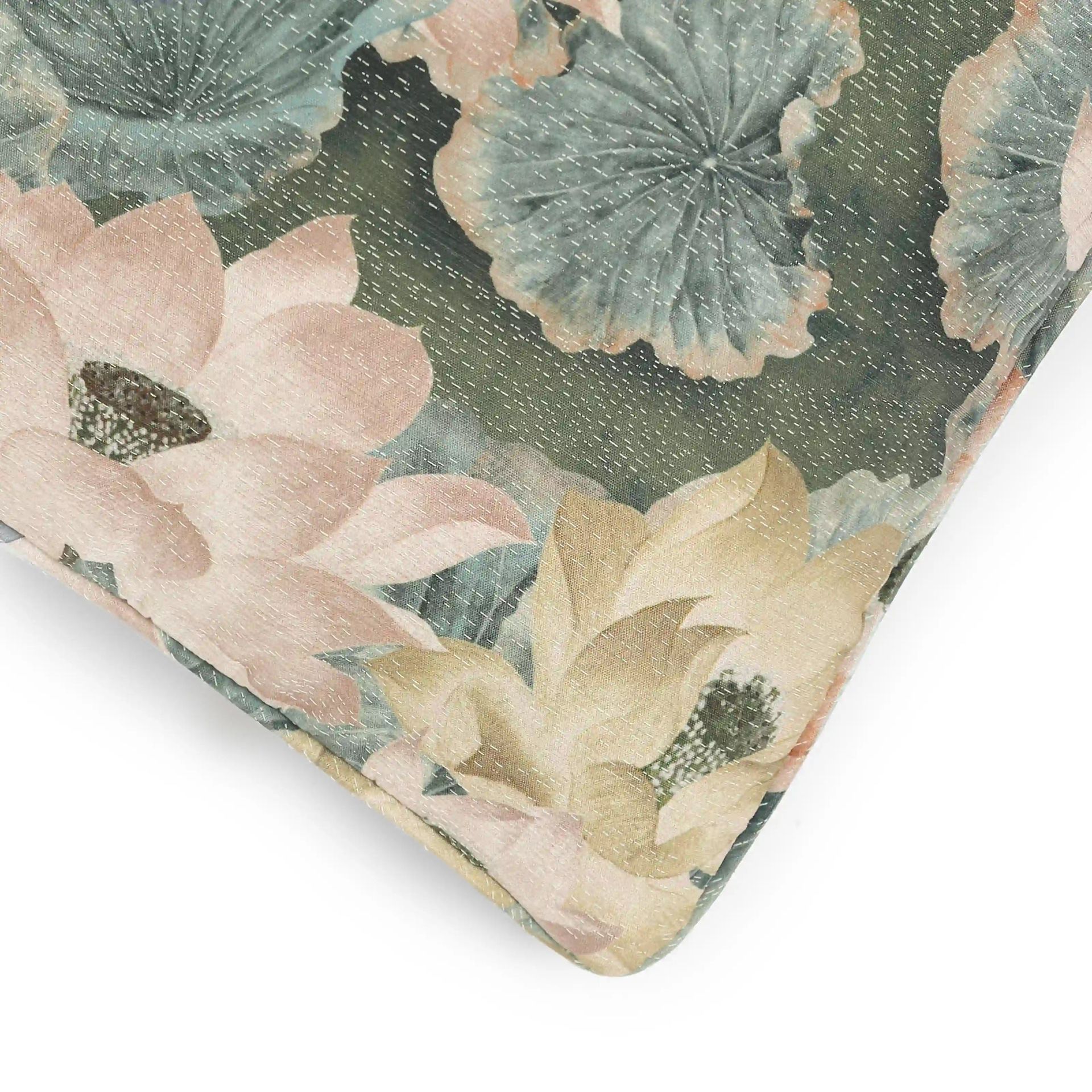 Floral Polyester Blend Vintage Meadow Cushion Cover | Espricia