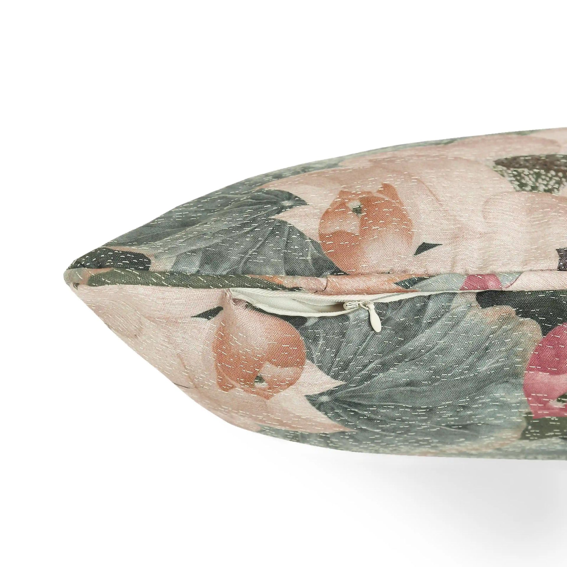 Floral Polyester Blend Vintage Meadow Cushion Cover | Espricia