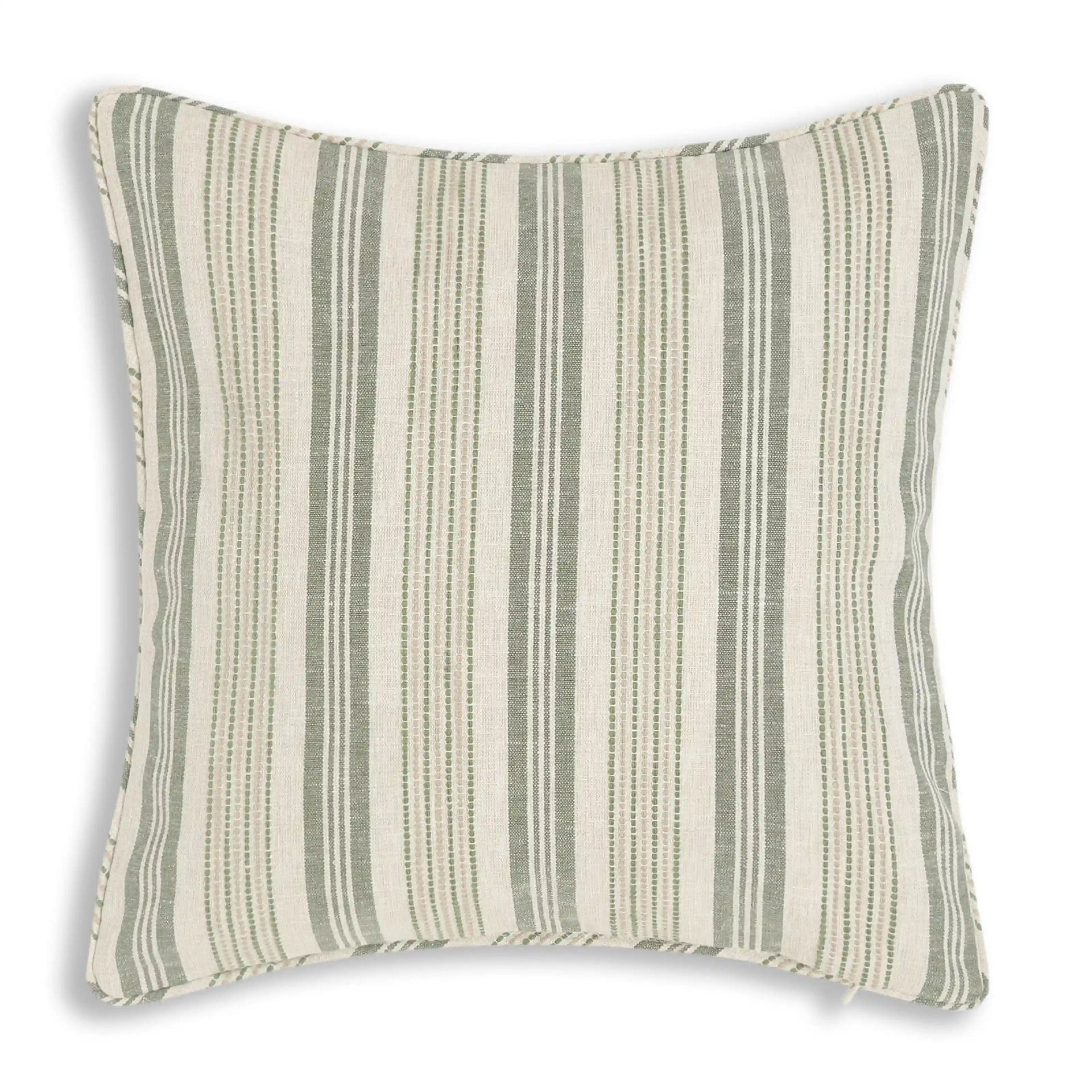 Geometric Cotton Blend Sage Meadow Cushion Cover | Espricia
