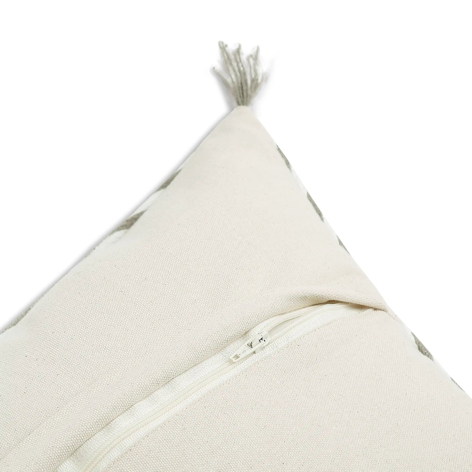Ethnic 100% Linen Natural Oat Cushion Cover | Espricia