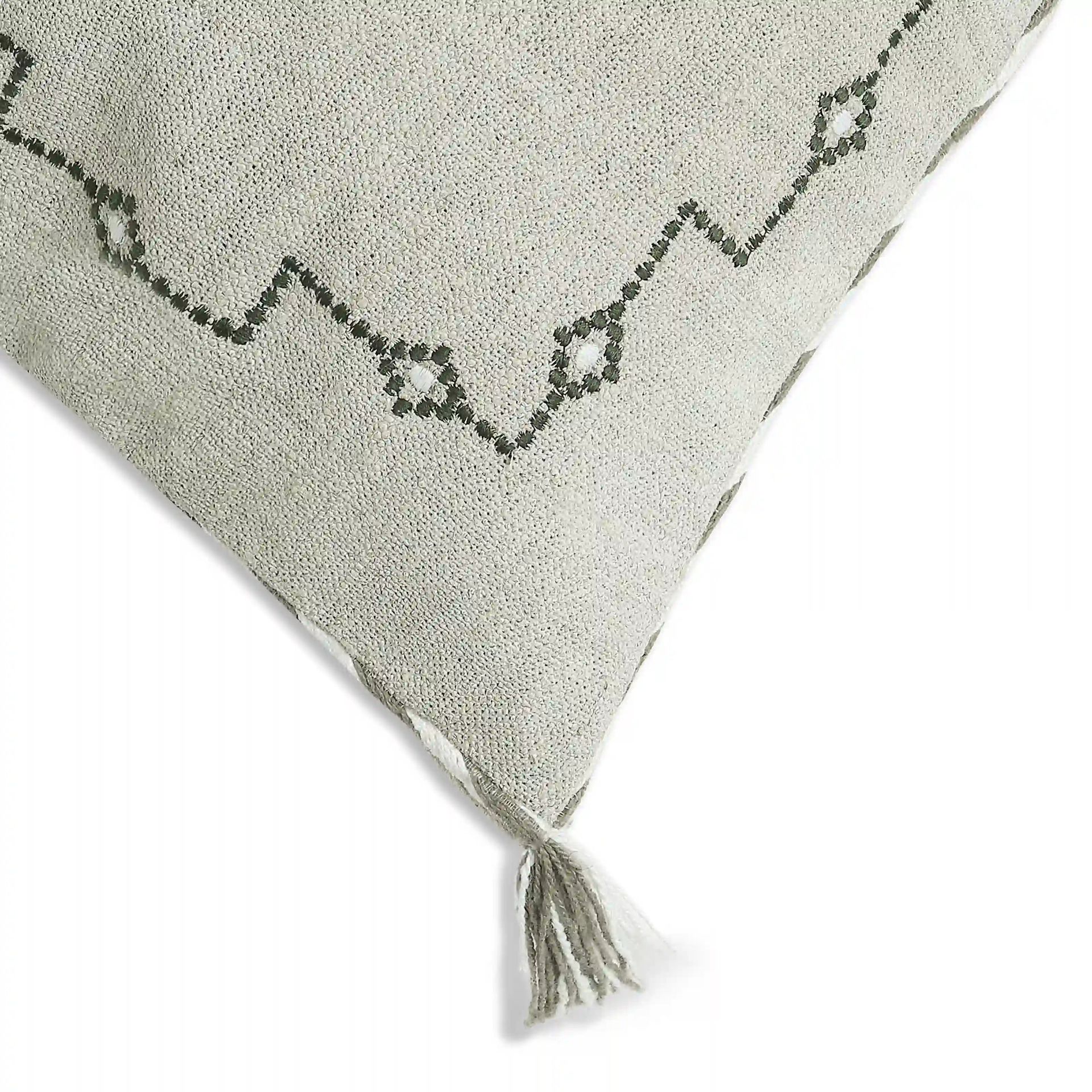 Ethnic 100% Linen Natural Oat Cushion Cover | Espricia
