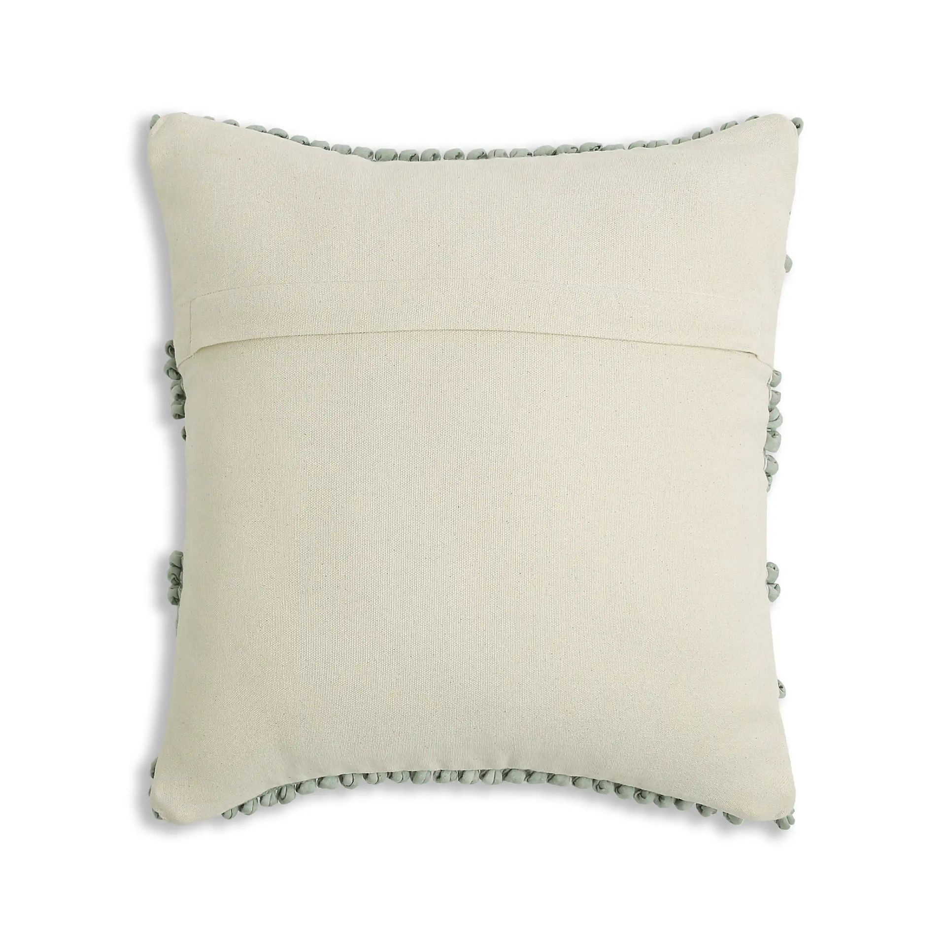 Geometric 100% Cotton Grey Mist Cushion Cover | Espricia