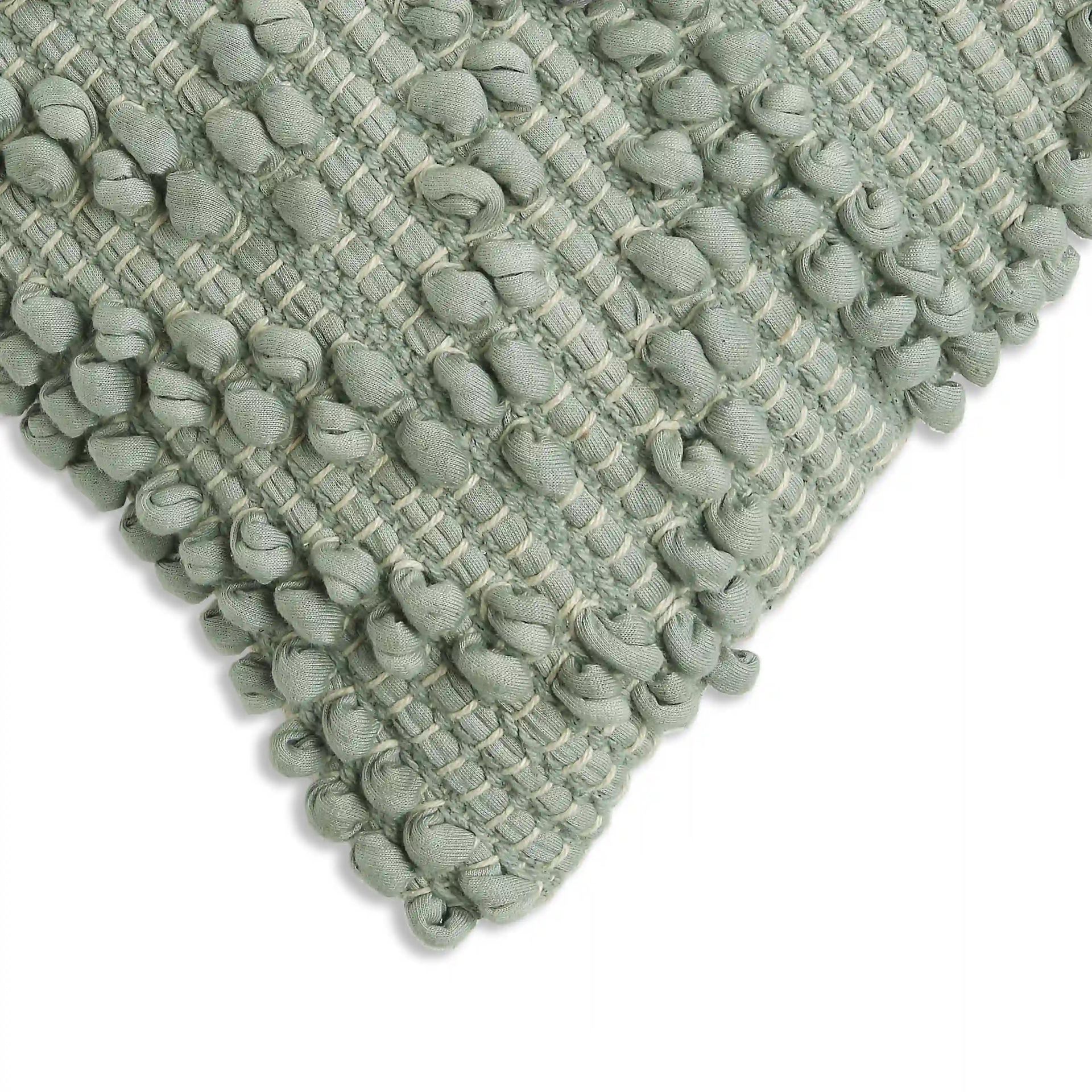 Geometric 100% Cotton Grey Mist Cushion Cover | Espricia