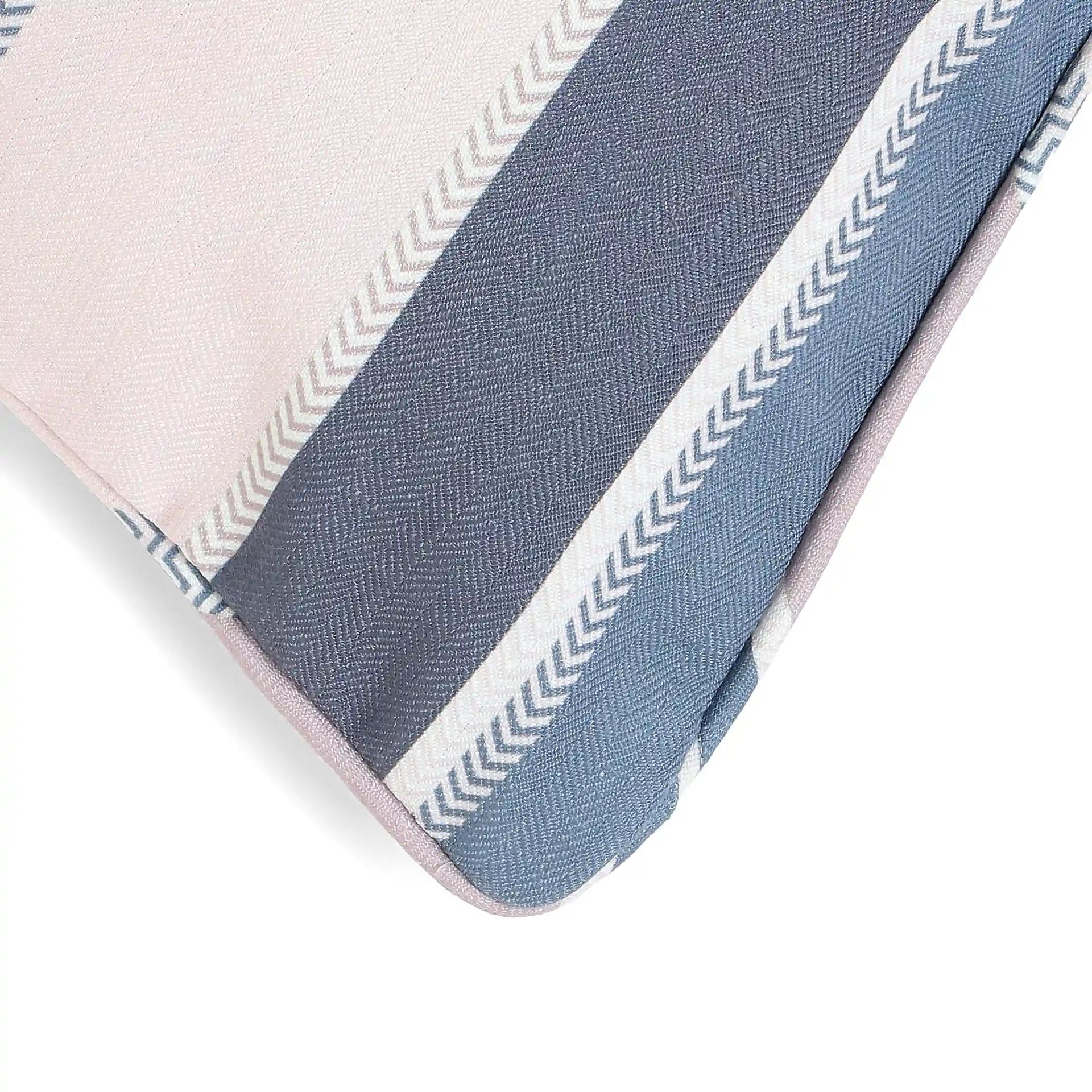 Geometric 100% Polyester Violet Cushion Cover | Espricia