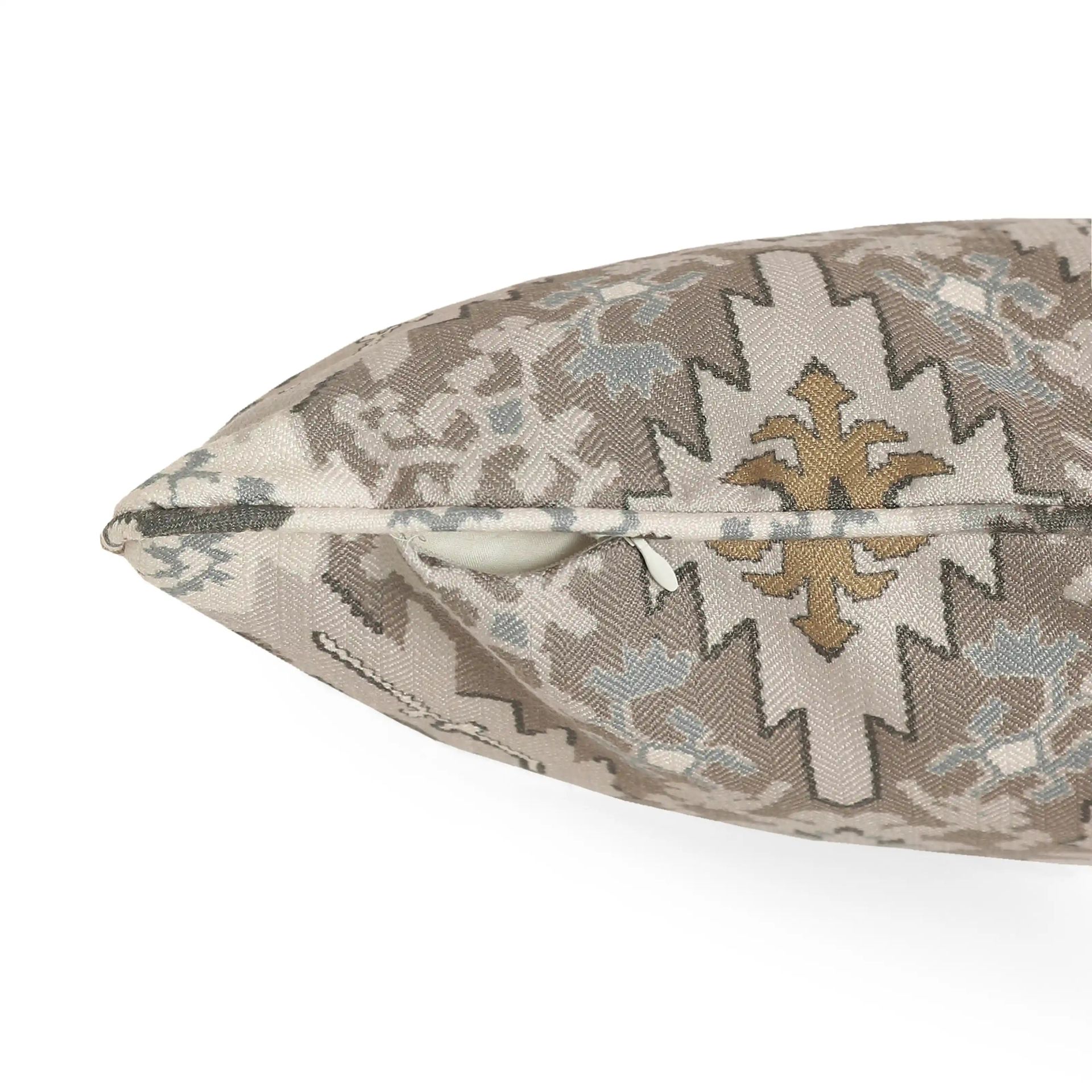 Ethnic 100% Polyester Earthy Bliss Cushion Cover | Espricia
