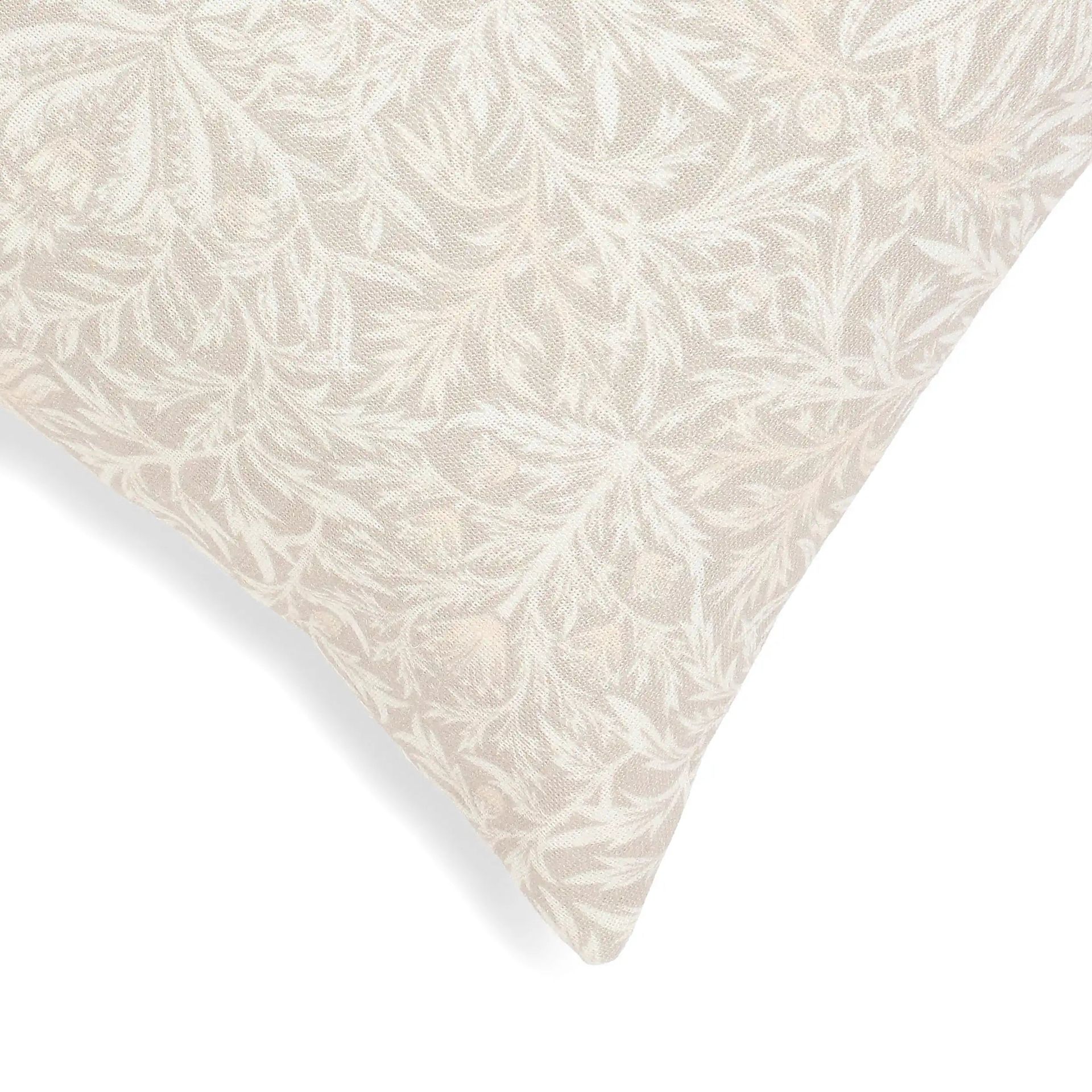 Indian Heritage Polyester Blend Biscotti Cushion Cover | Vissencia