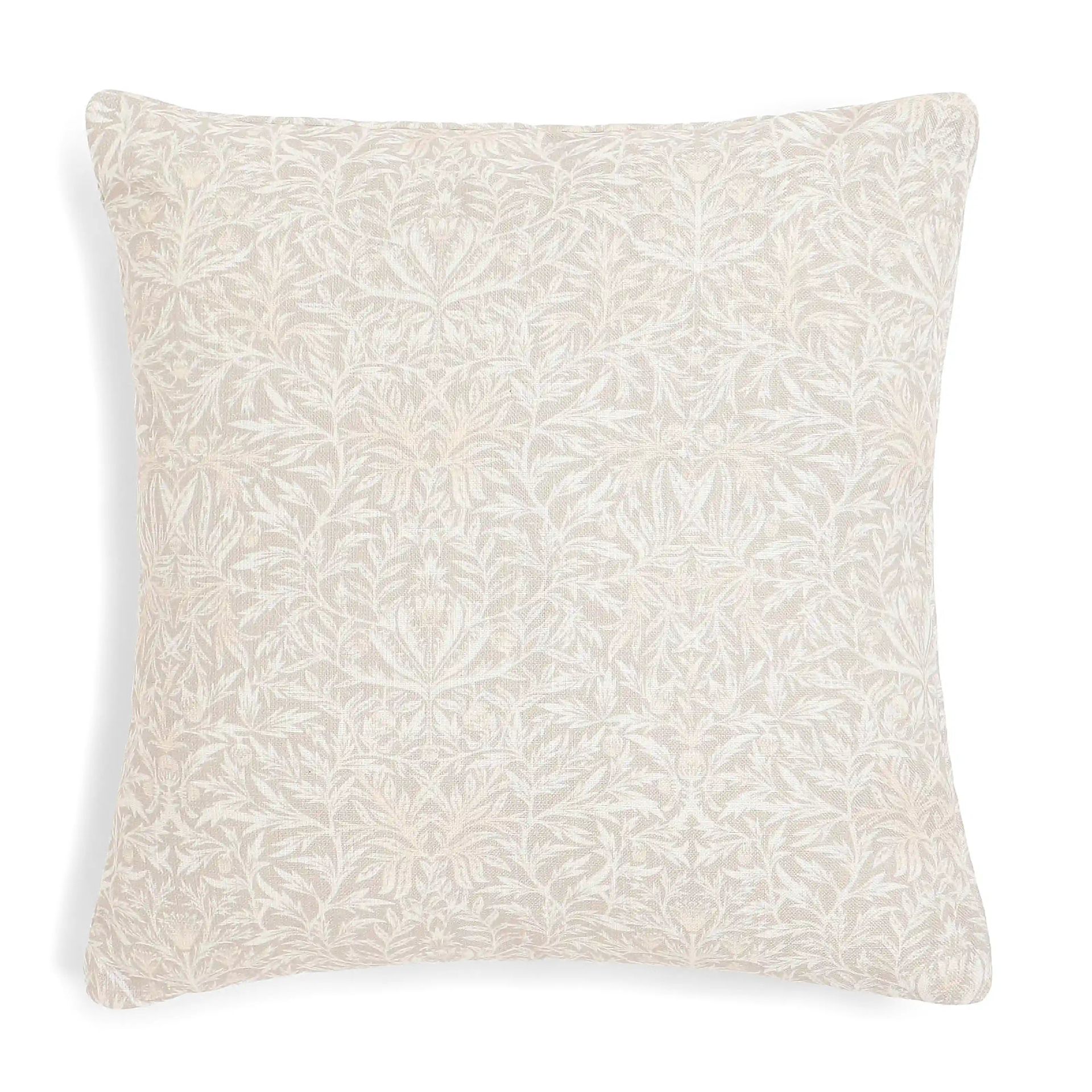 Indian Heritage Polyester Blend Biscotti Cushion Cover | Vissencia