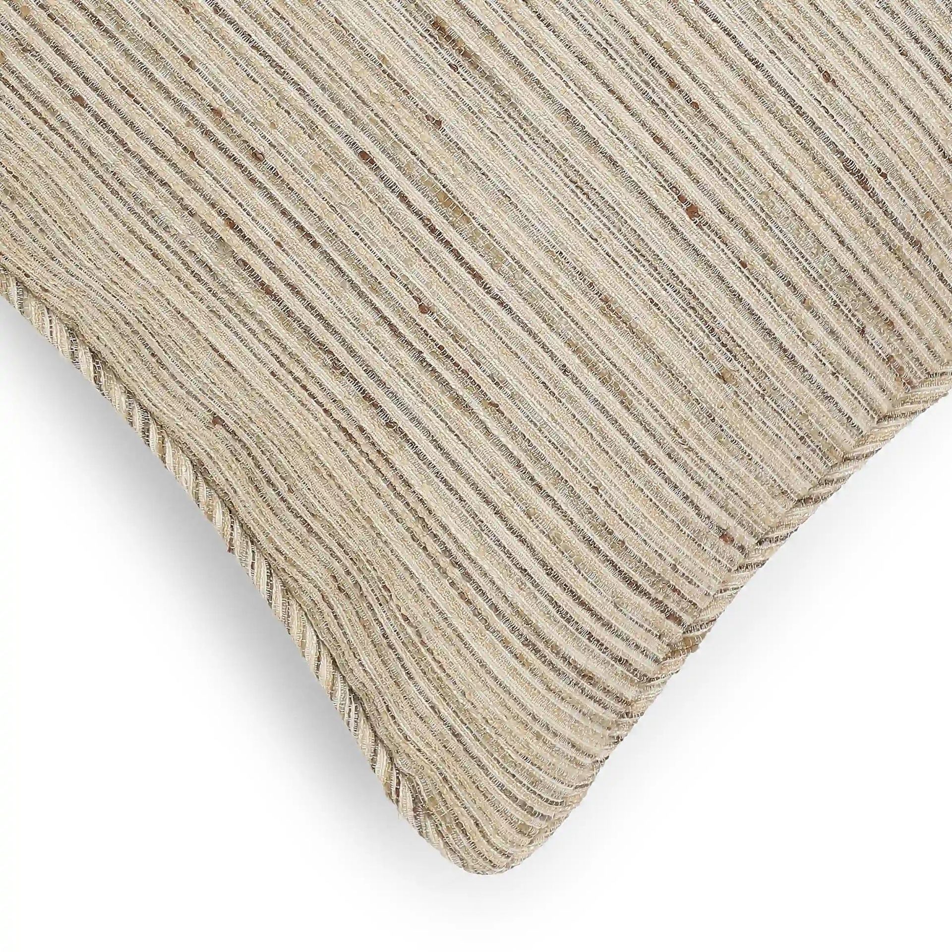 Textured Polyester Blend Soil Cushion Cover | Vissencia