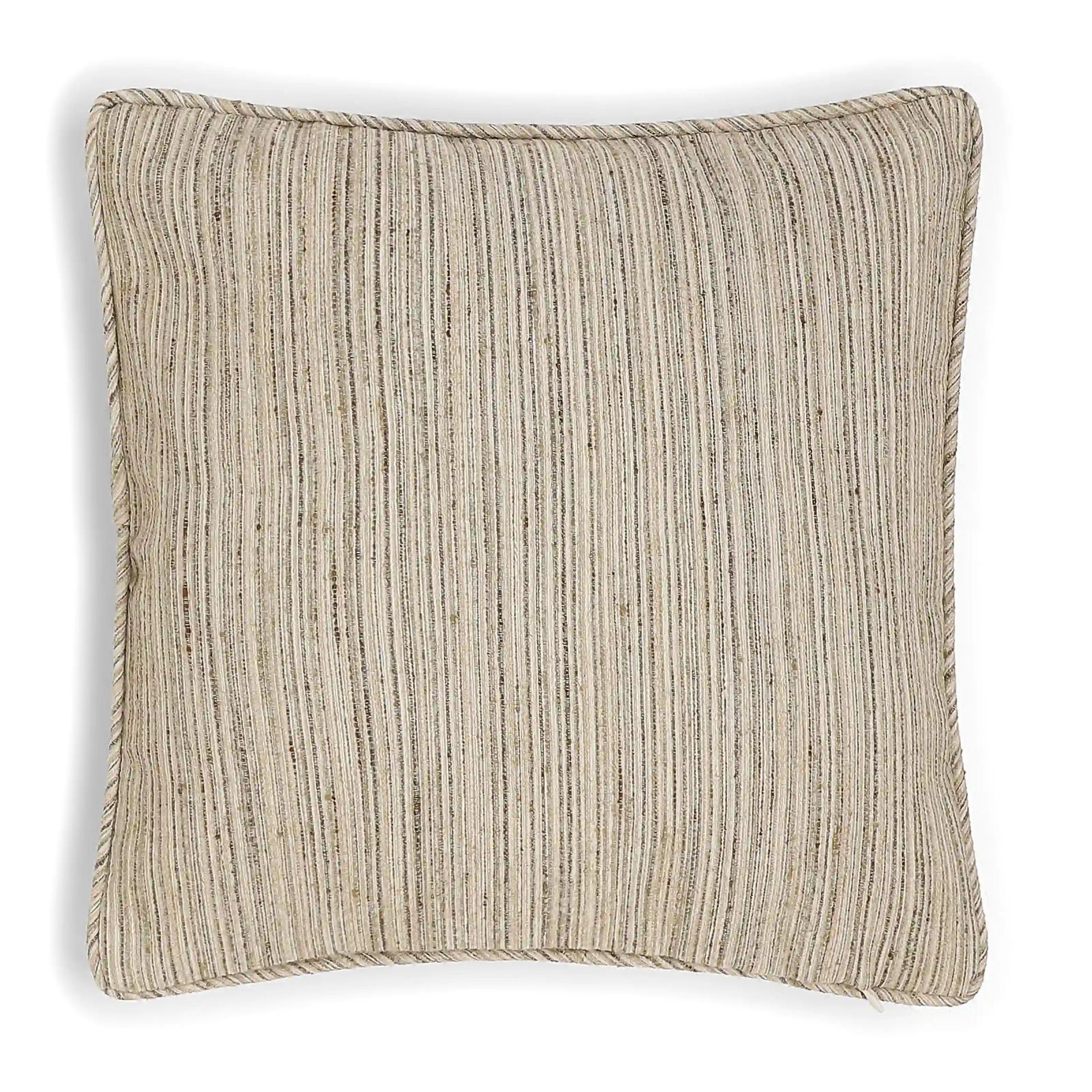 Textured Polyester Blend Soil Cushion Cover | Vissencia