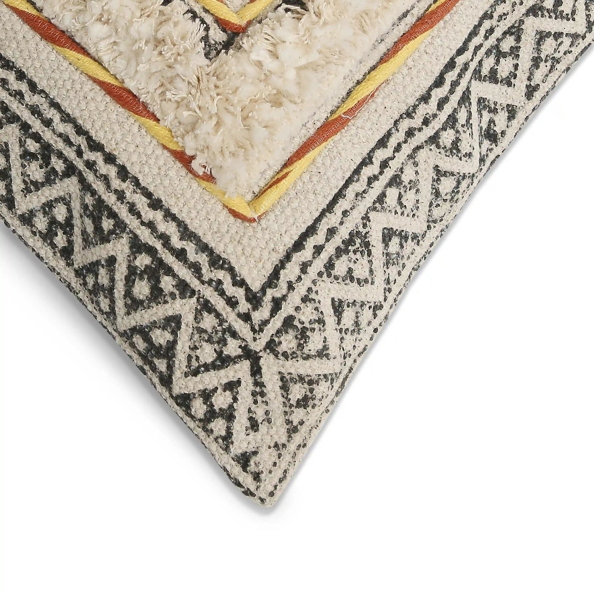 Ethnic 100% Cotton Stone Cushion Cover | Vissencia