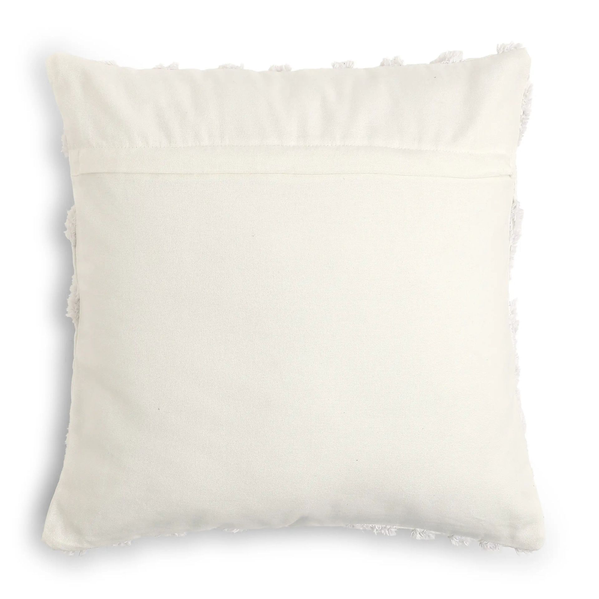 Abstract 100% Cotton Ivory Cushion Cover | Vissencia