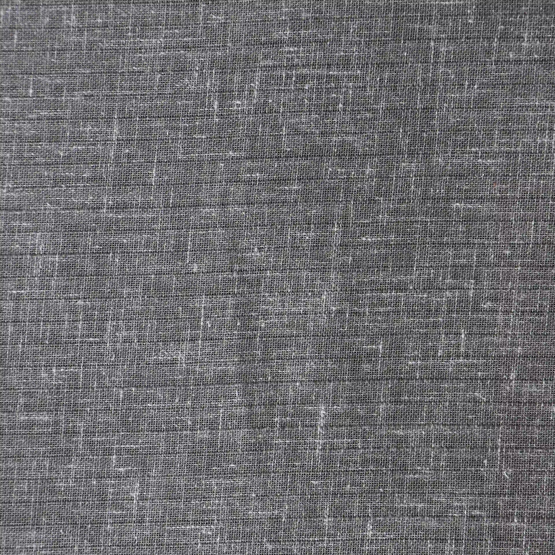 Sheer Polyester Cotton Linen blend Slate Set of 2 Window Curtains | Velina
