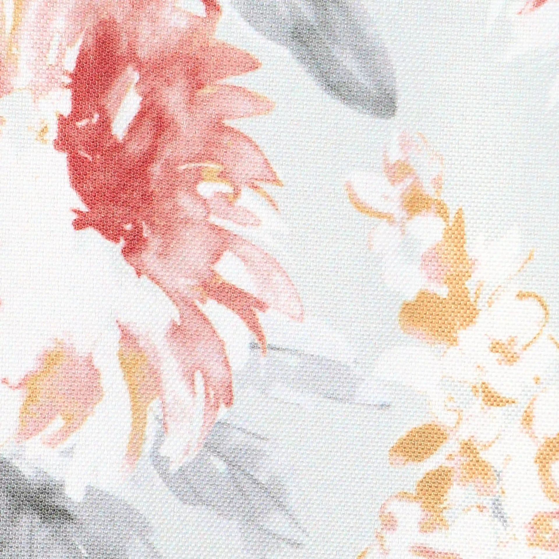 Floral 100% Polyester Steel Set of 2 Door Curtains | Chippa Lane