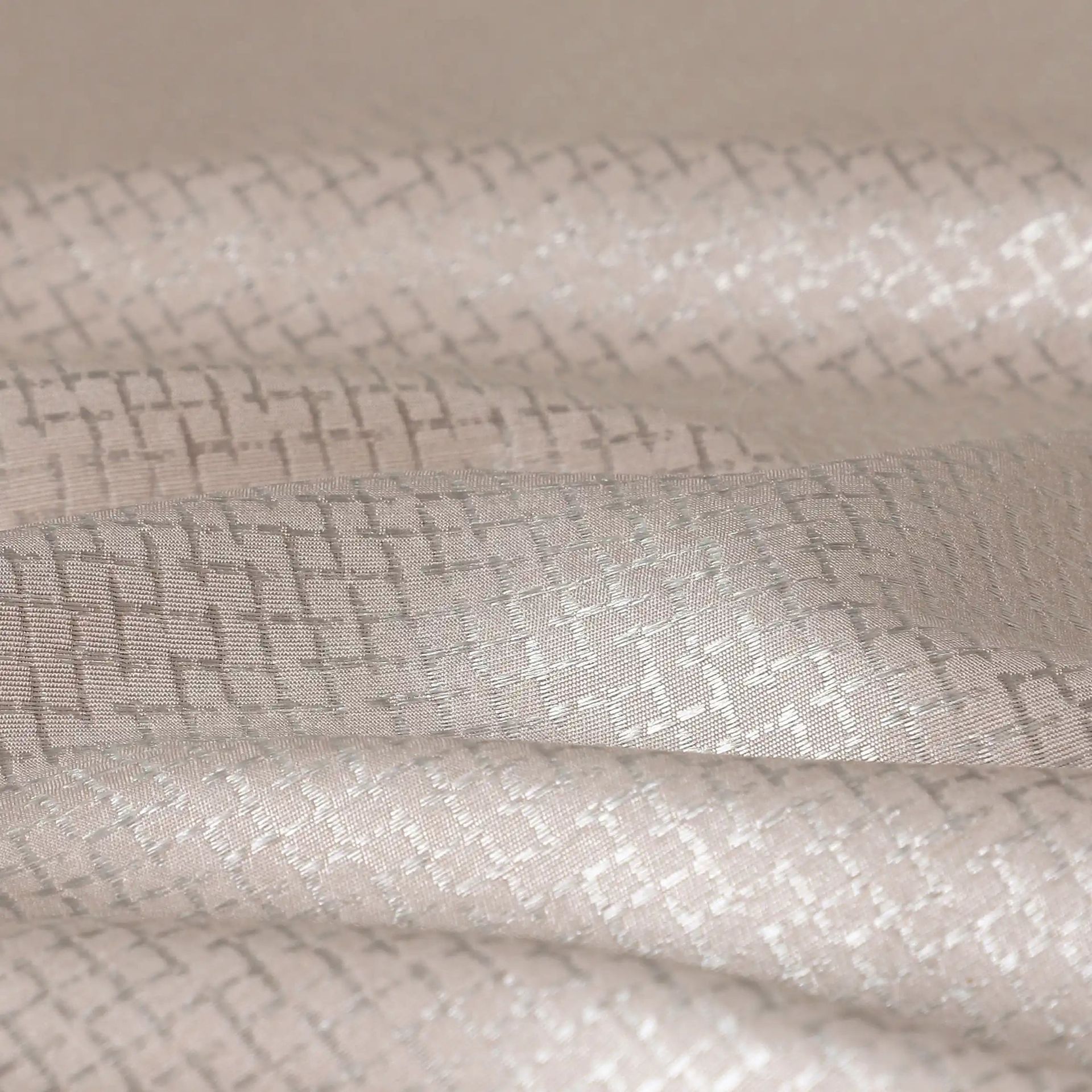 Solid Dyed Polyester Cotton blend Misty Rose Set of 2 Long Door Curtains | Pelushe