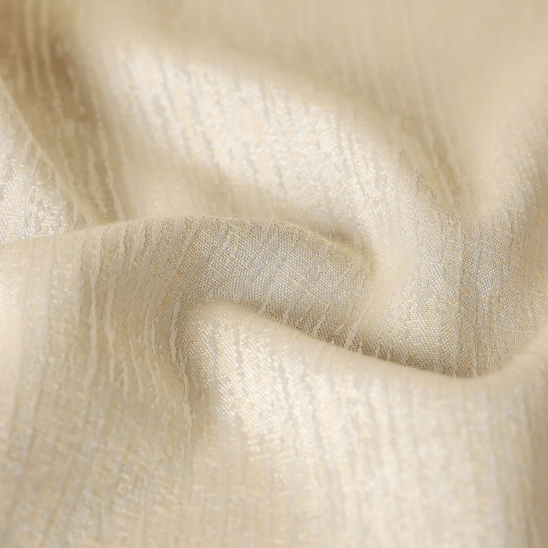 Jacquard Polyester Cotton blend Macaron Set of 2 Long Door Curtains | De Jacquard Classic