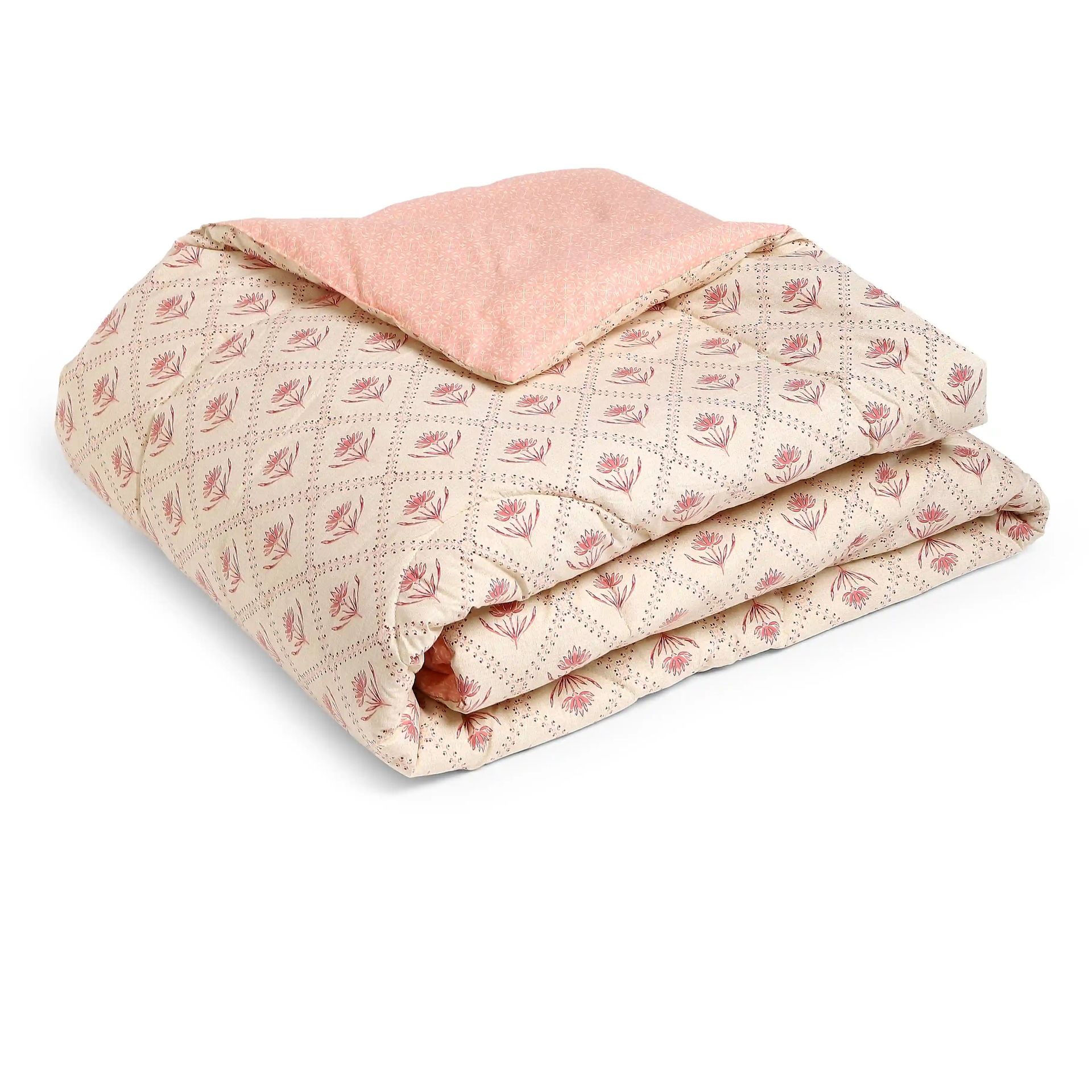 Indian Heritage  GSM 100% Cotton Red Double Comforter | Chippa Lane