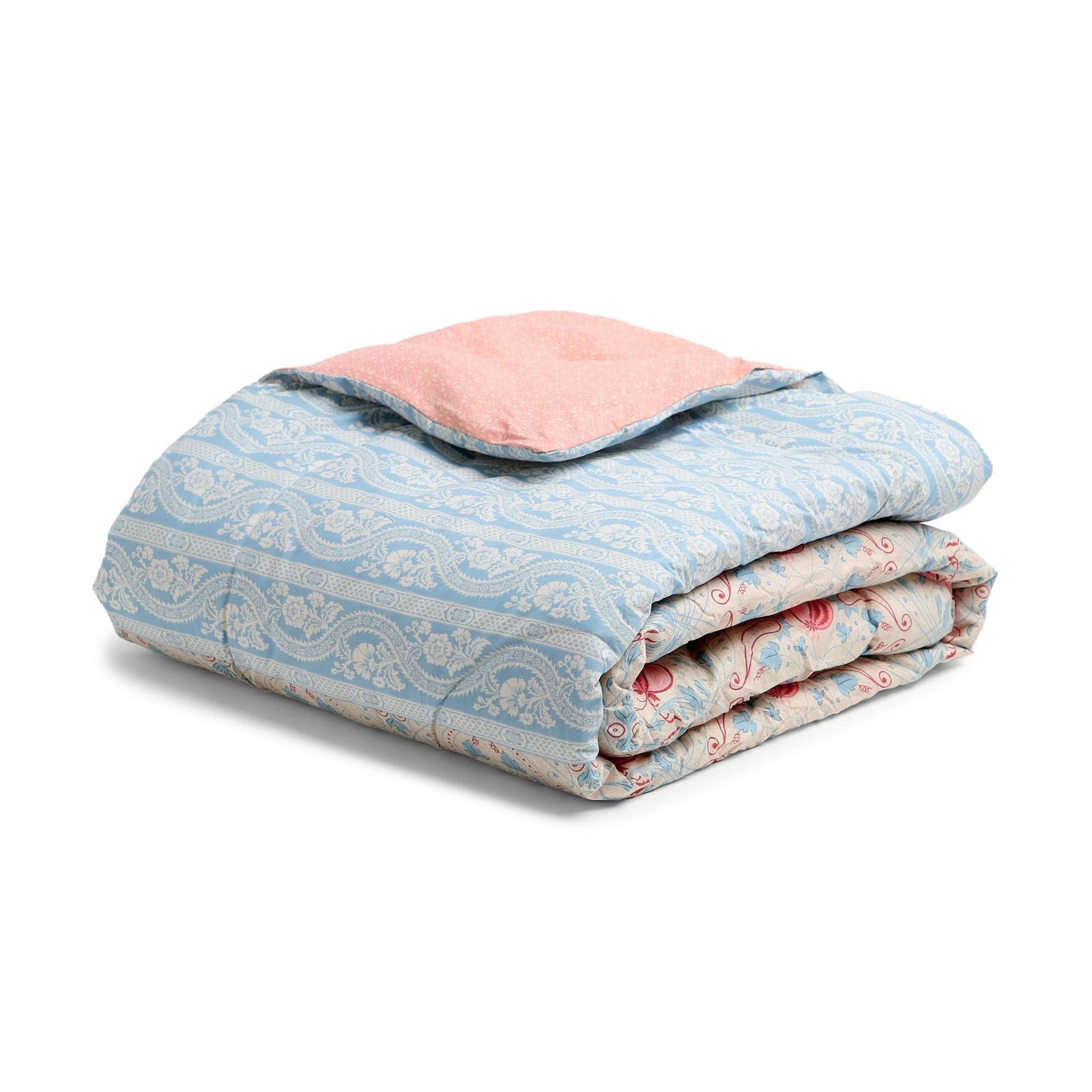 Indian Heritage  GSM 100% Cotton Light Blue Double Comforter | Chippa Lane