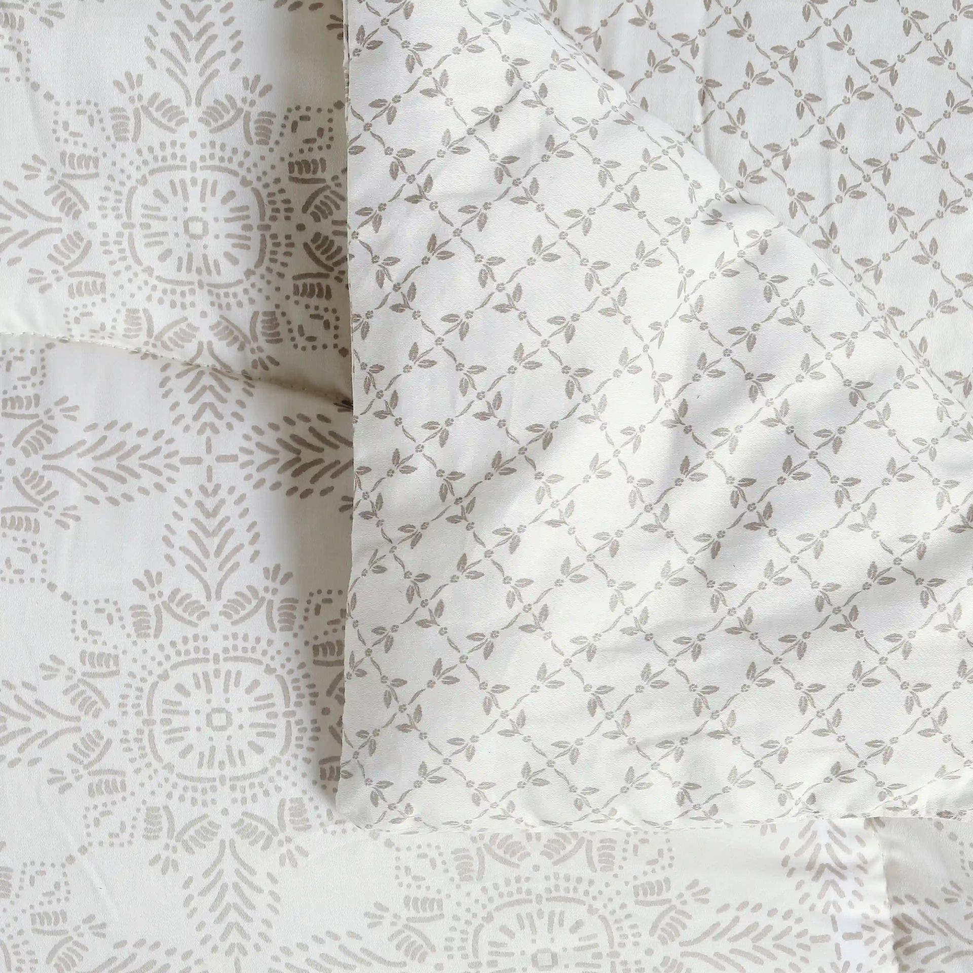 Ethnic 120 GSM 100% Cotton Sage Double Comforter | Fergana